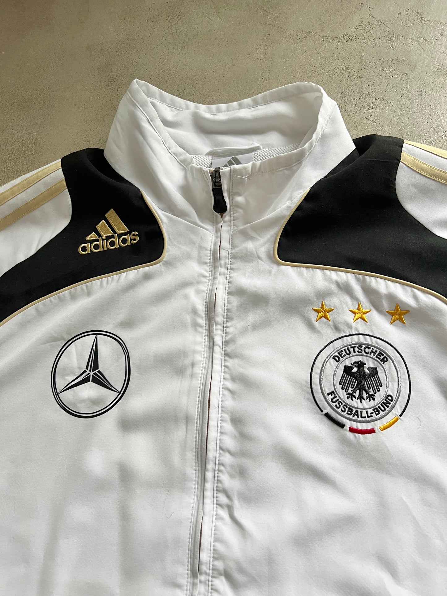 WHITE GERMANY X MERCEDES BENZ TRACK JACKET - 2000S - XL