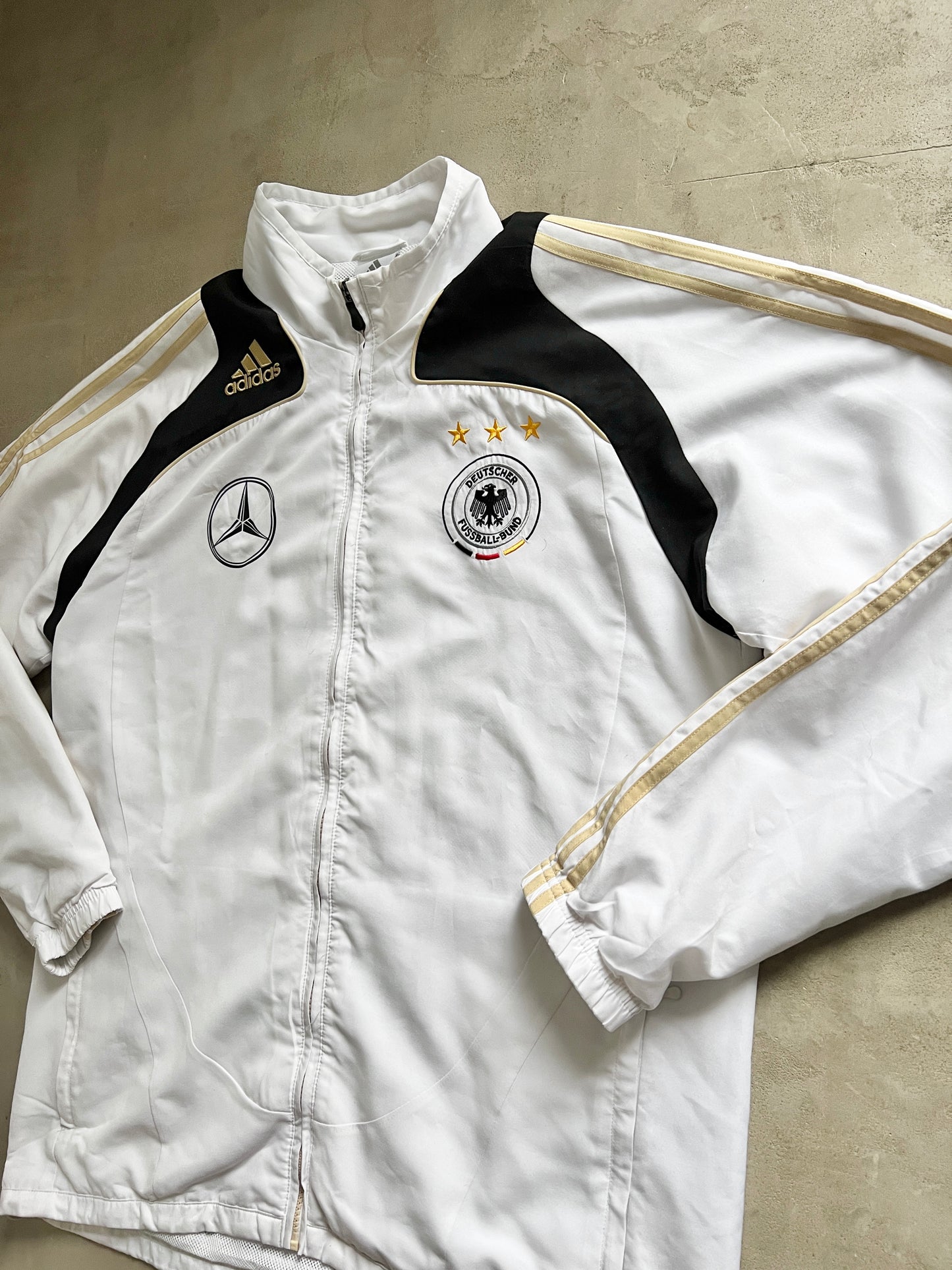 WHITE GERMANY X MERCEDES BENZ TRACK JACKET - 2000S - XL