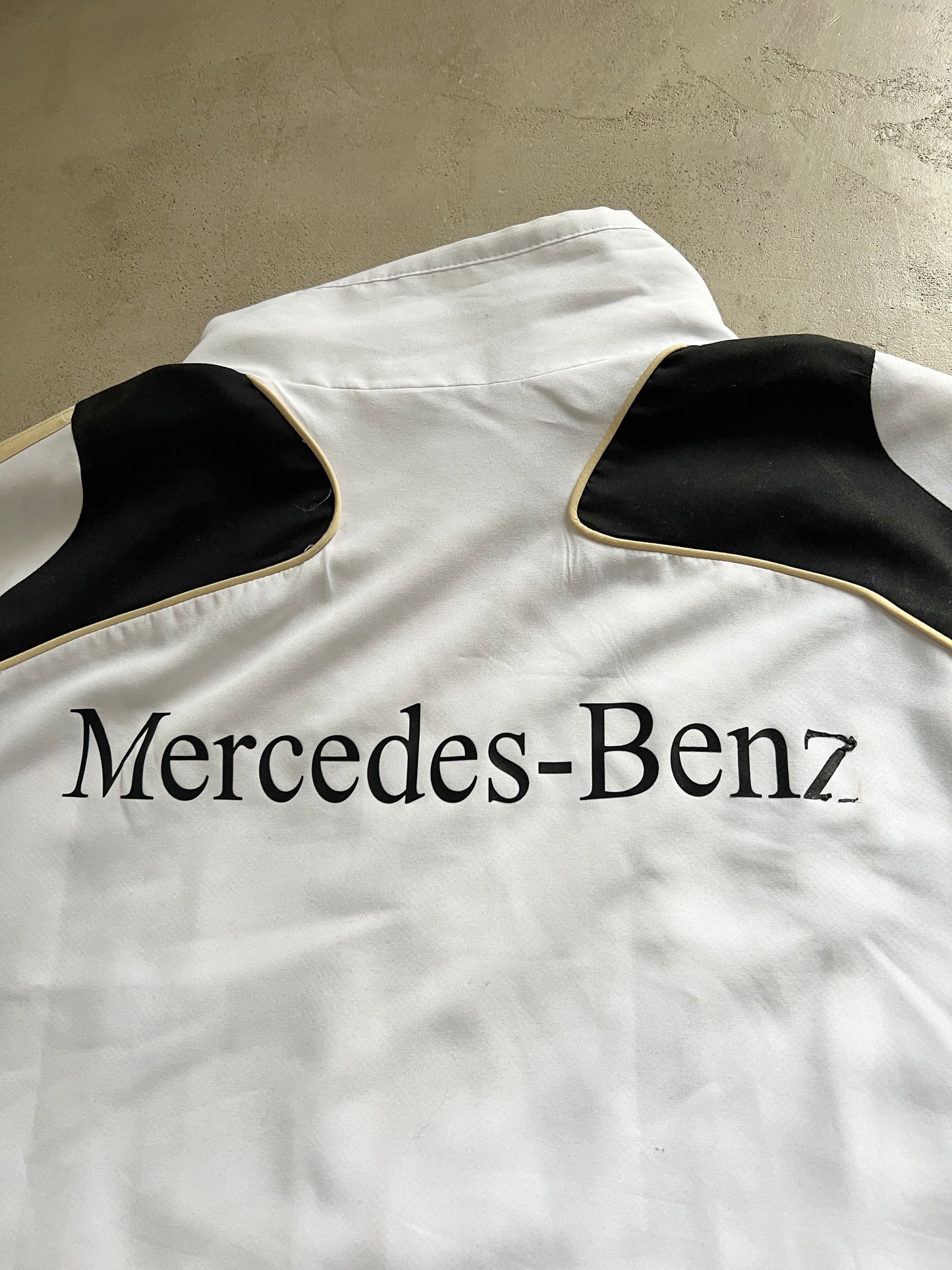 WHITE GERMANY X MERCEDES BENZ TRACK JACKET - 2000S - XL