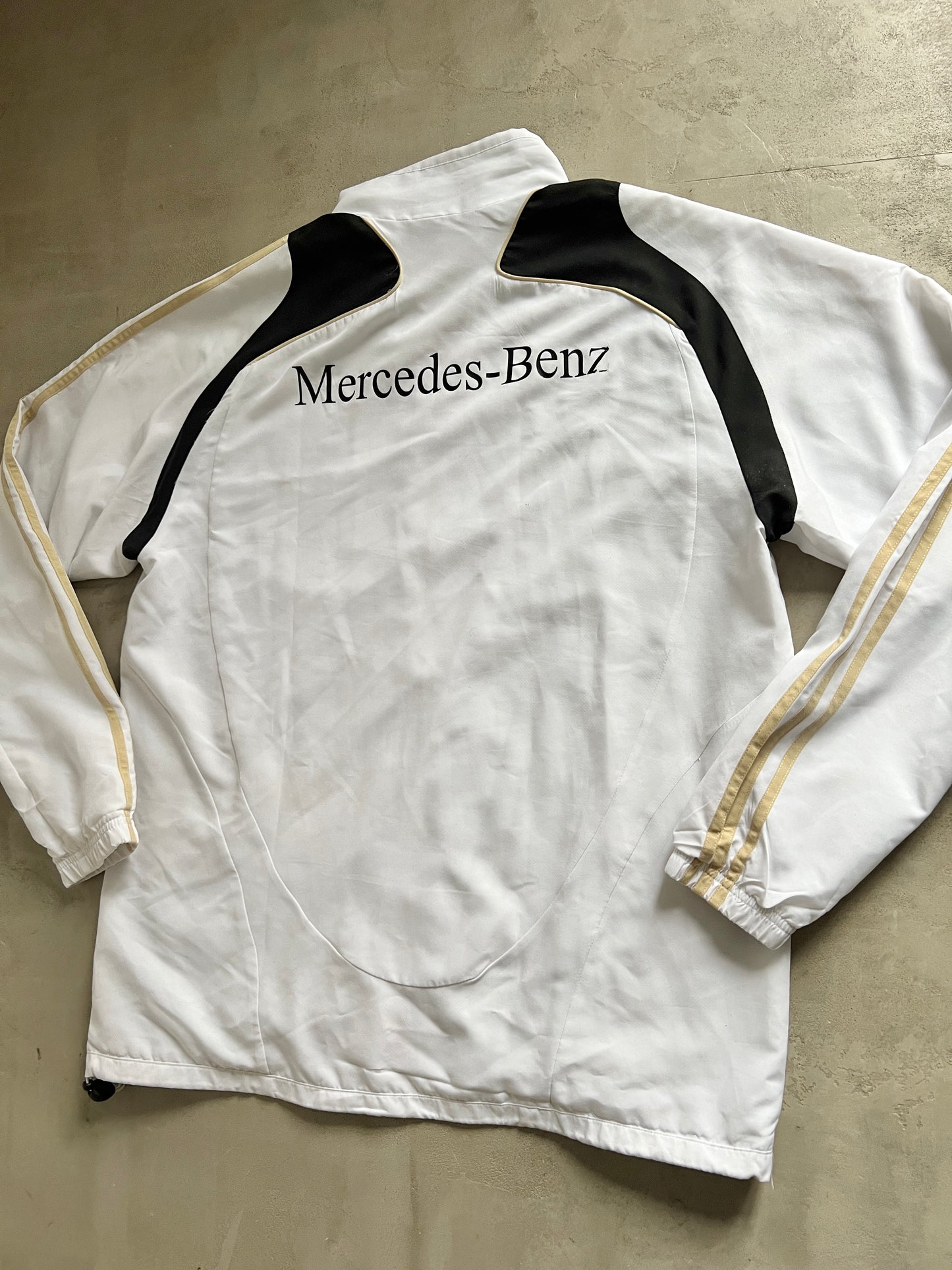 WHITE GERMANY X MERCEDES BENZ TRACK JACKET - 2000S - XL