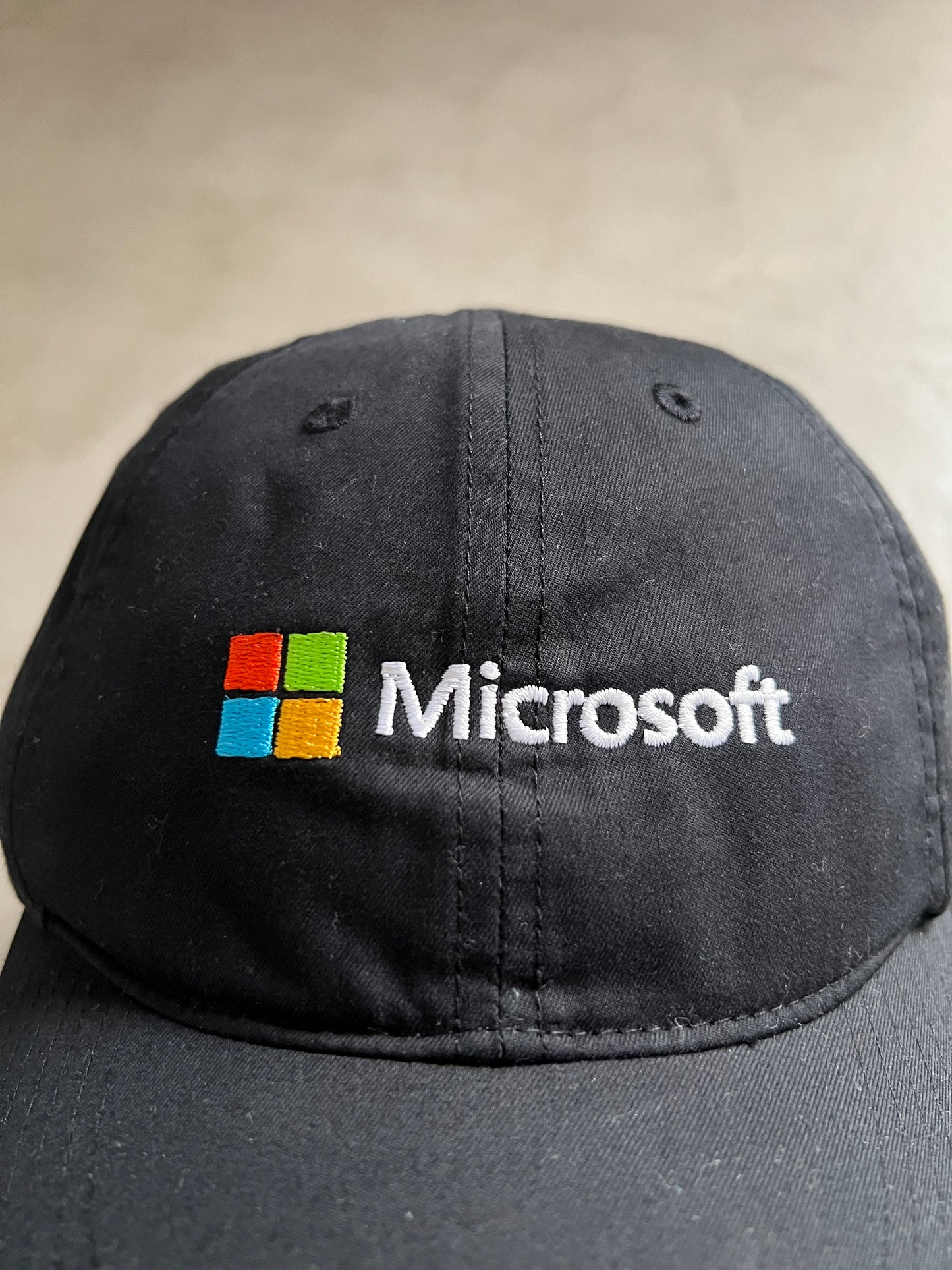 BLACK MICROSOFT X NIKE GOLF CAP - 2000S