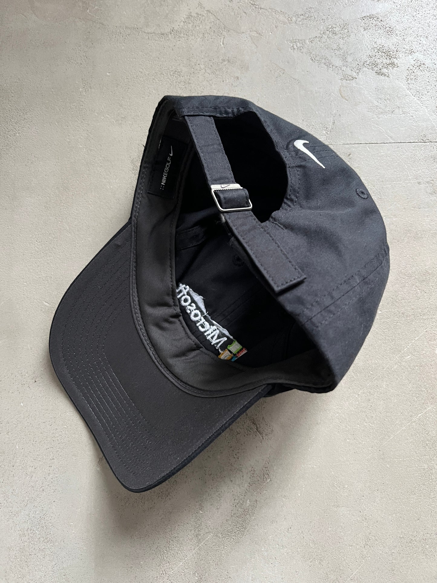 BLACK MICROSOFT X NIKE GOLF CAP - 2000S