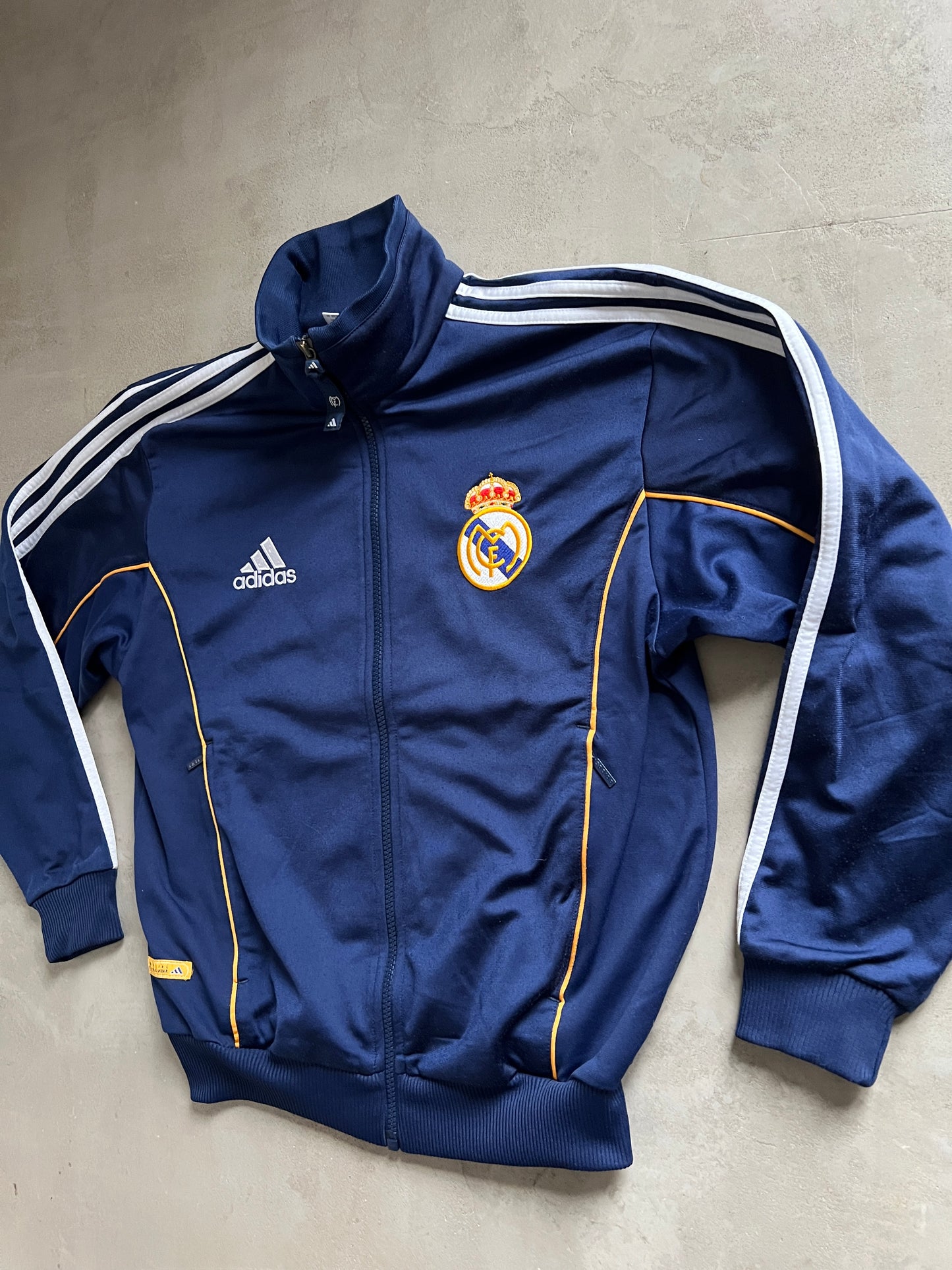 NAVY REAL MADRID TRACK JACKET - 2000S - S