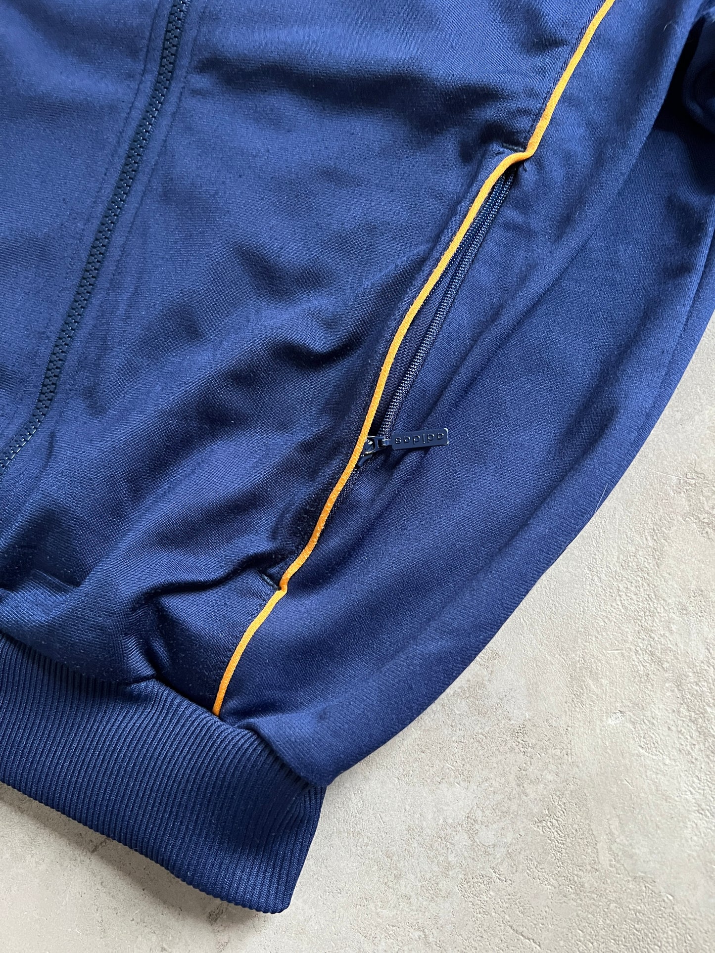 NAVY REAL MADRID TRACK JACKET - 2000S - S
