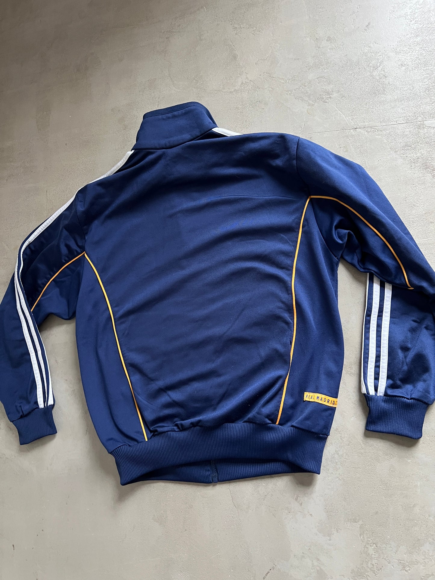 NAVY REAL MADRID TRACK JACKET - 2000S - S