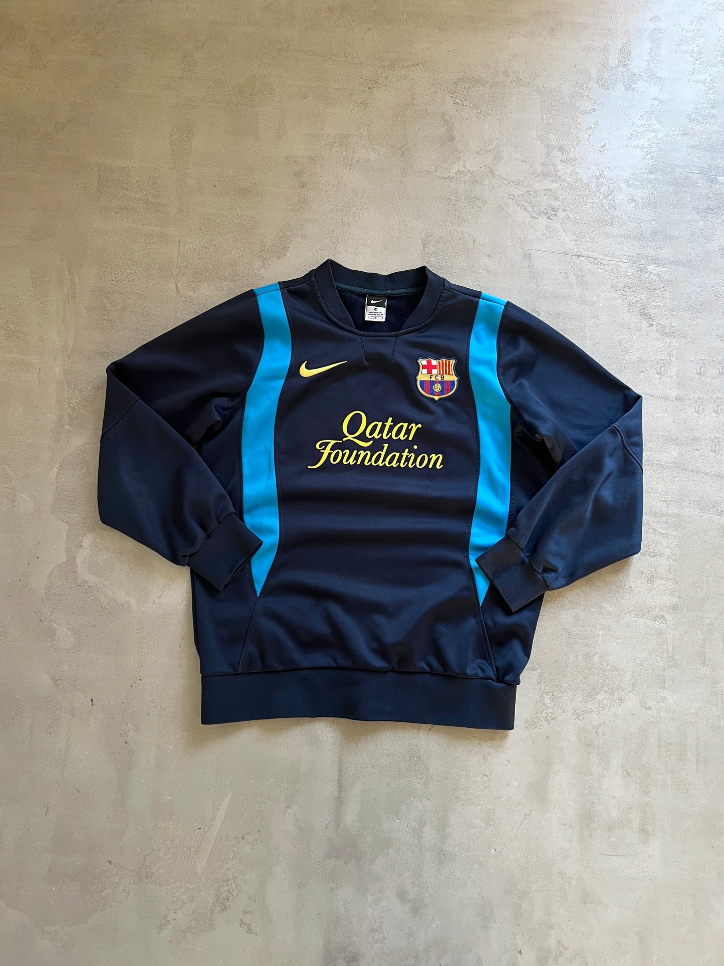 NAVY FC BARCELONA SWEATER - 2000S - S/M