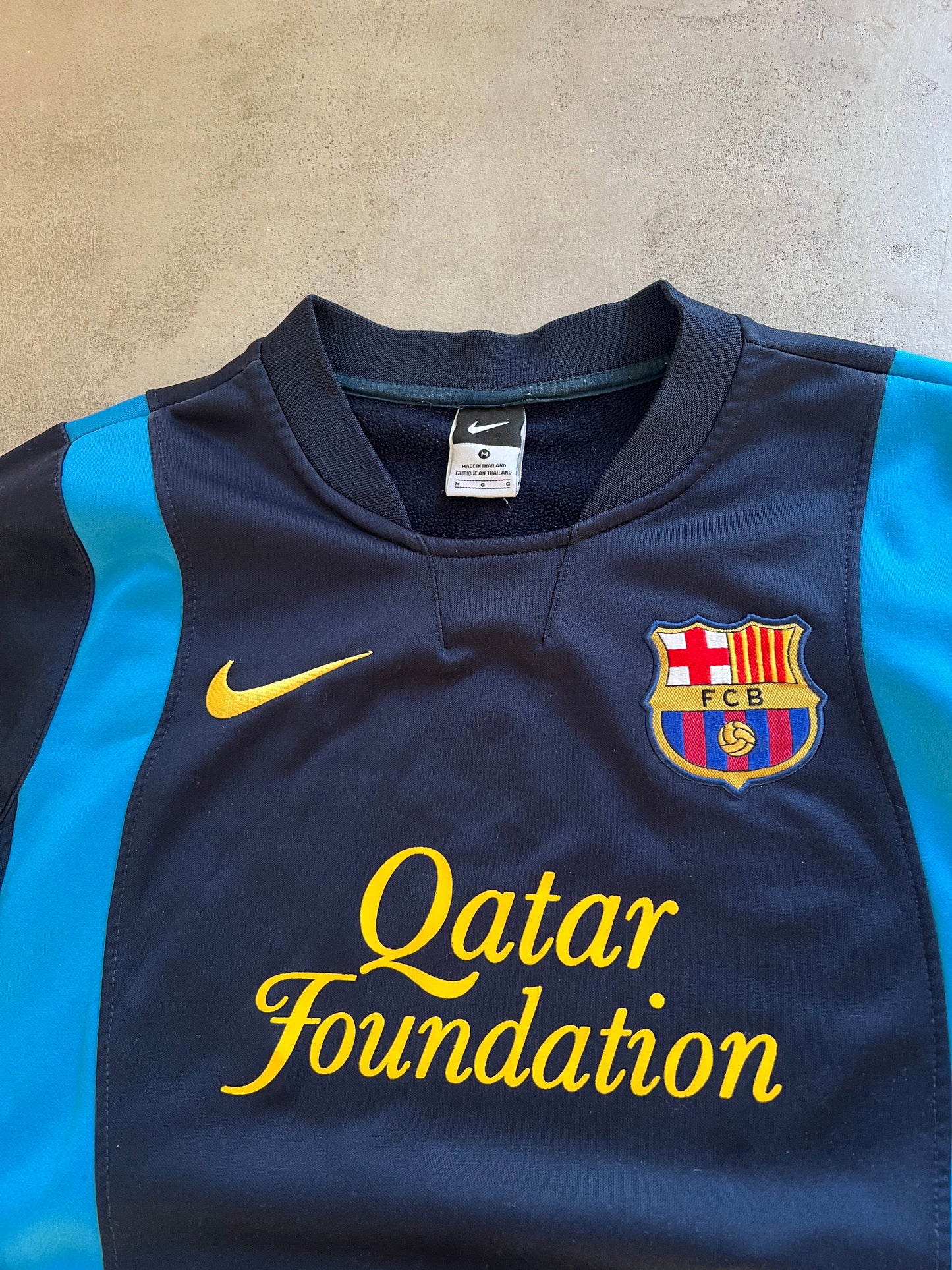 NAVY FC BARCELONA SWEATER - 2000S - S/M