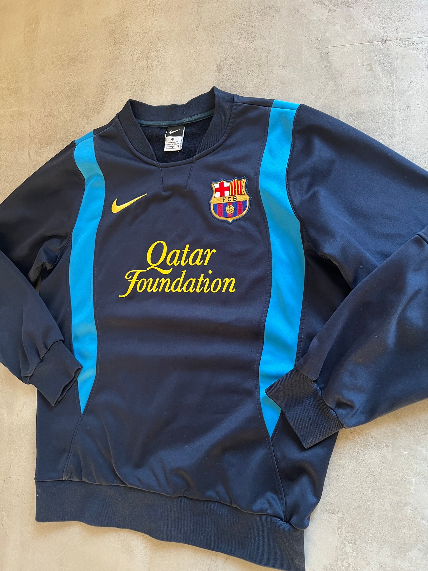 NAVY FC BARCELONA SWEATER - 2000S - S/M