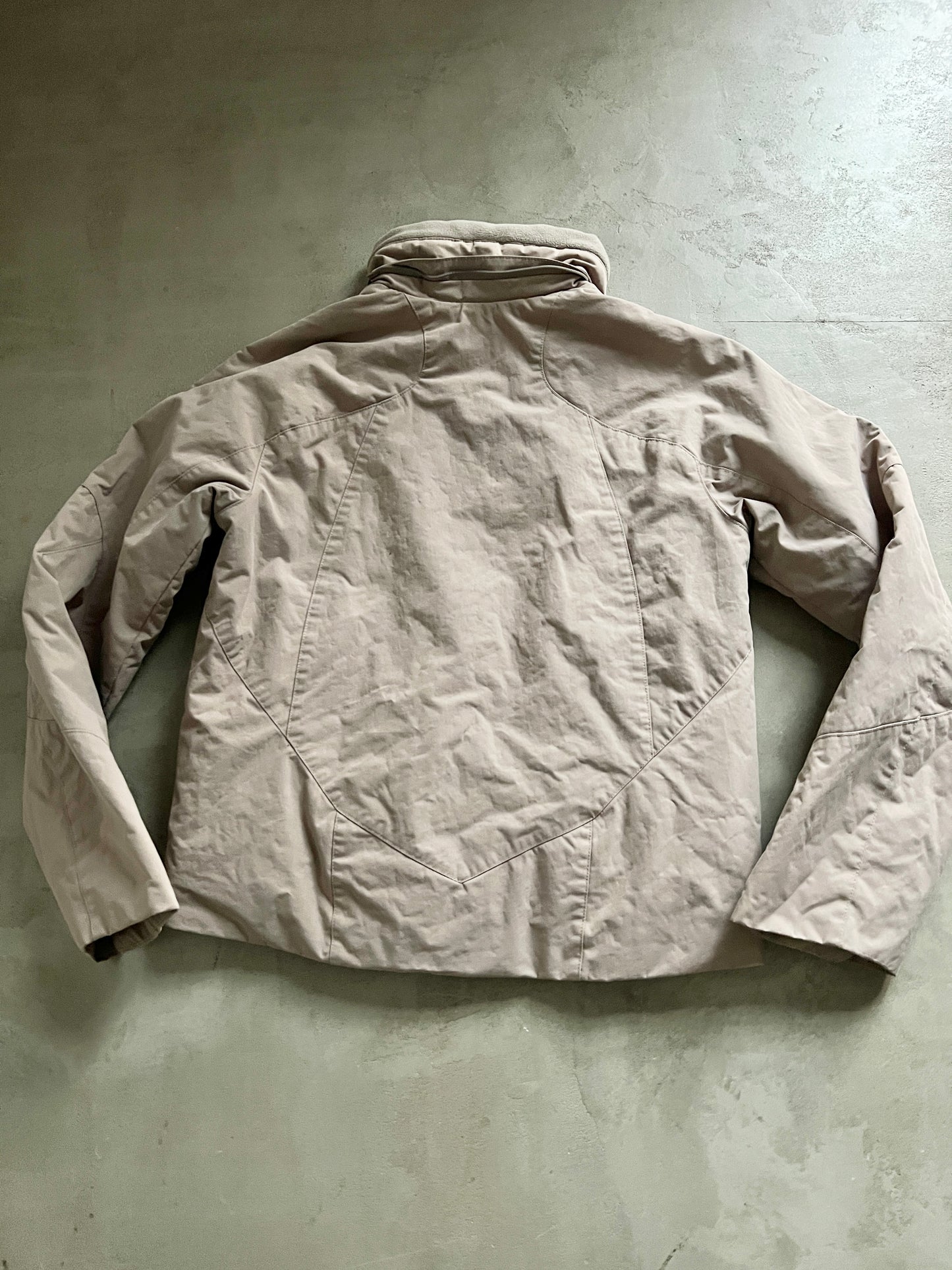 BEIGE NIKE FALL JACKET - 2000S - WOMENS S