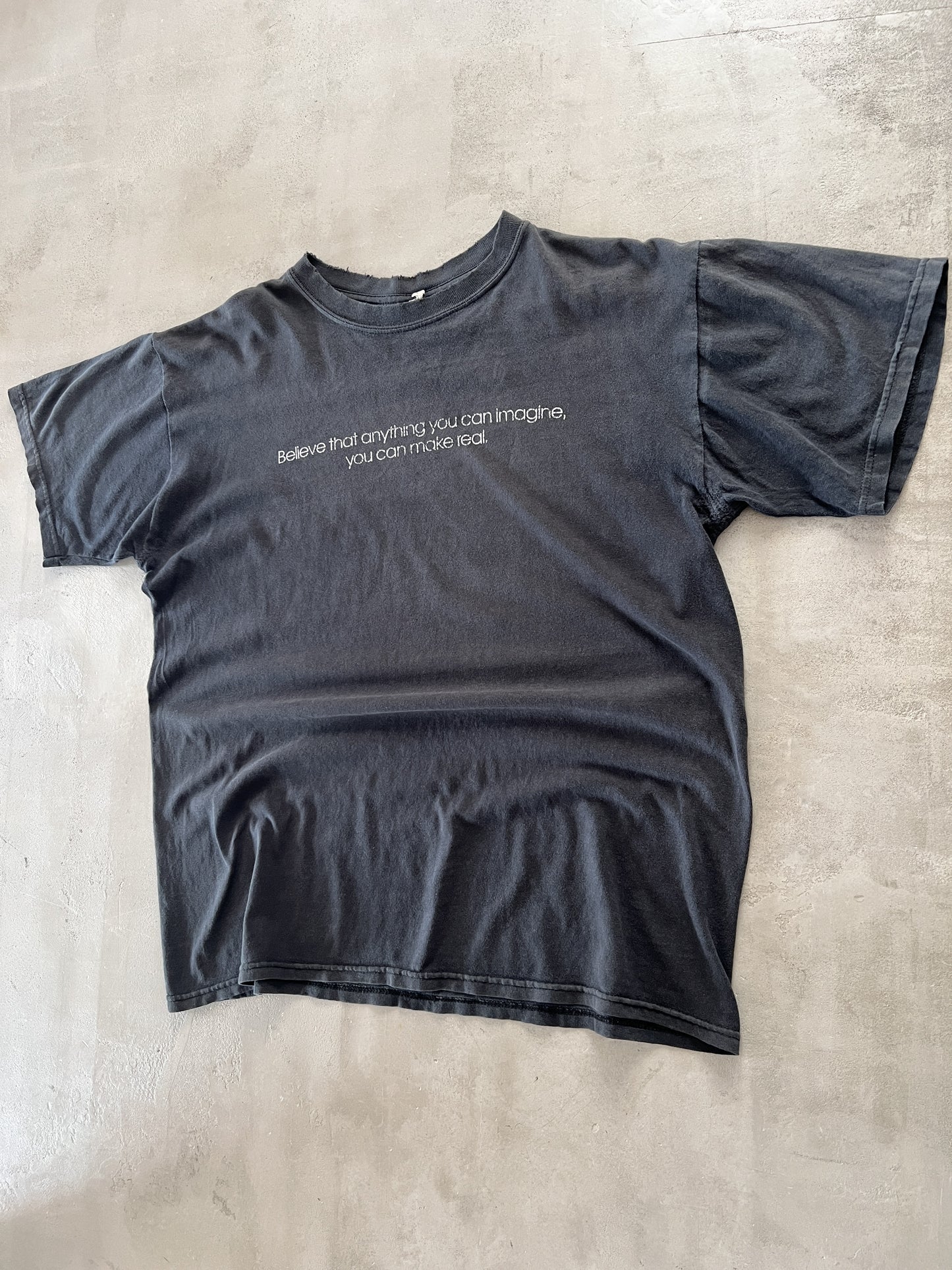 FADED BLACK SONY PROMO TEE - 1990S - L