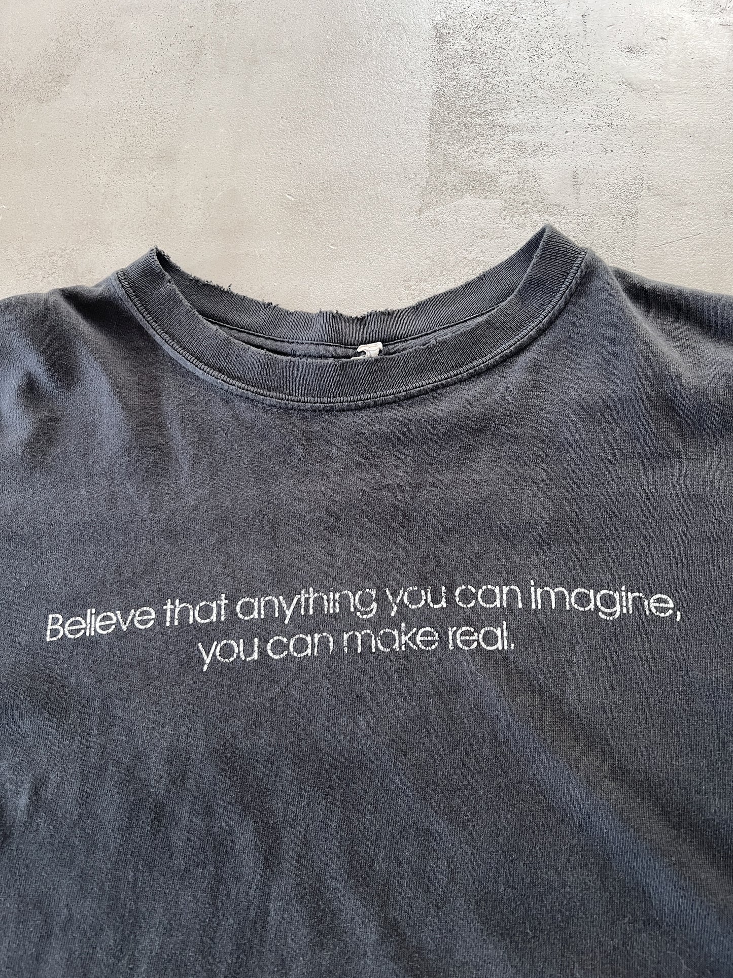 FADED BLACK SONY PROMO TEE - 1990S - L
