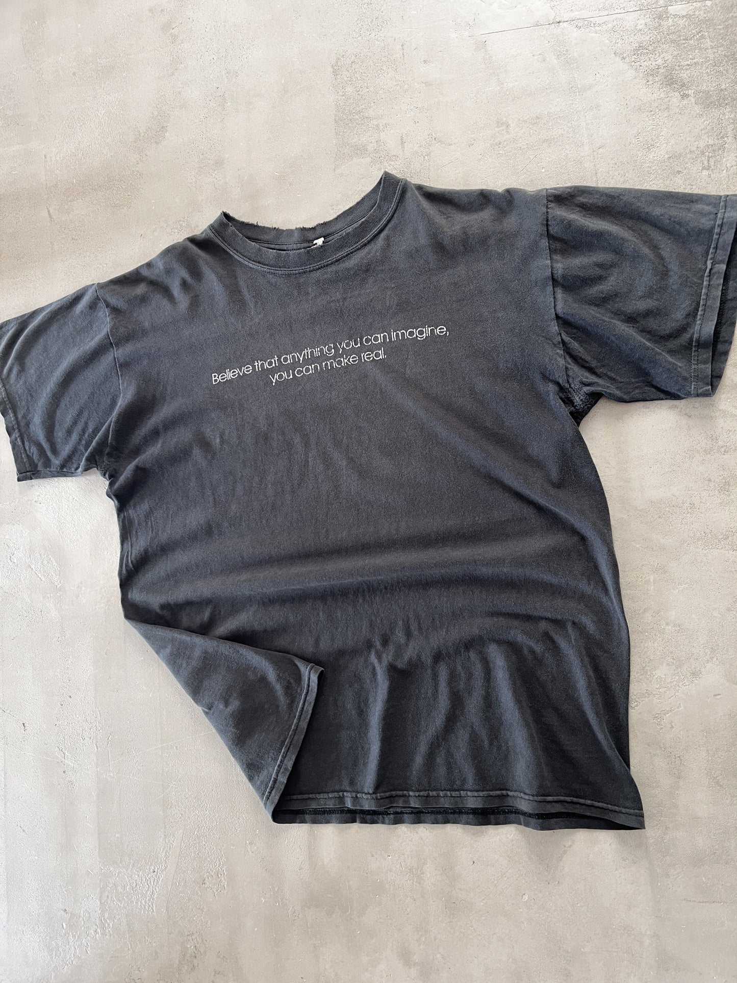 FADED BLACK SONY PROMO TEE - 1990S - L