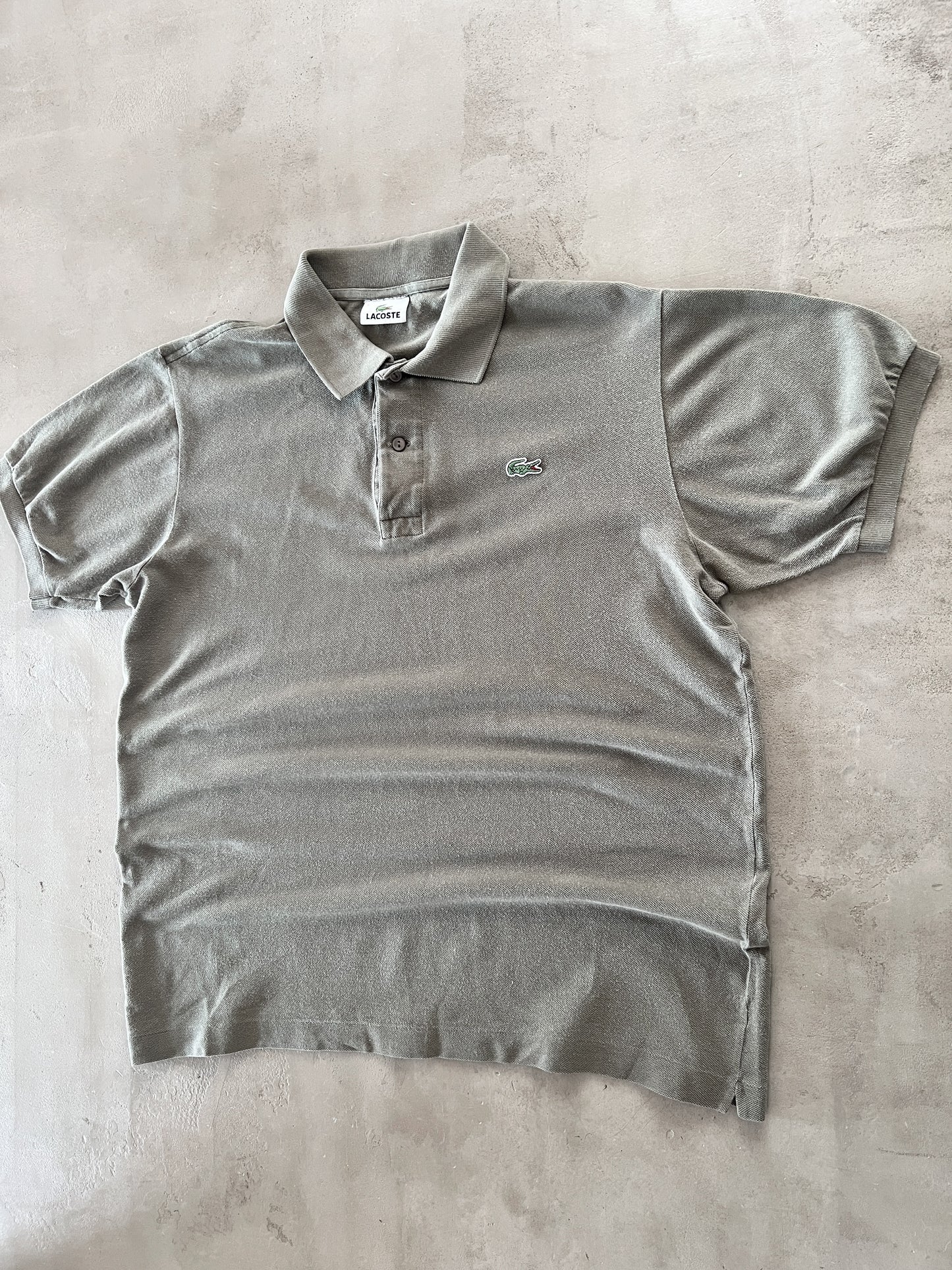 KHAKI LACOSTE POLO - 2000S - L/M