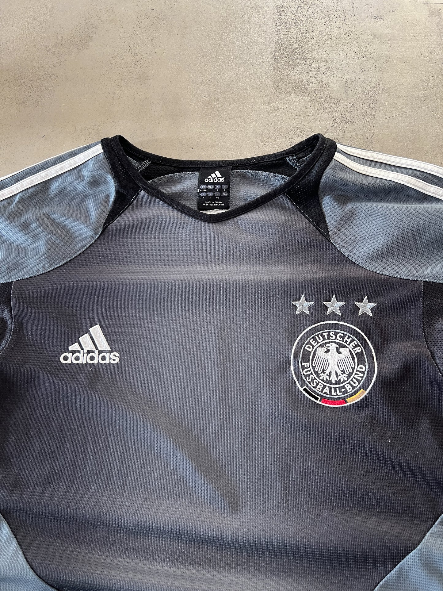 GREY GERMANY ADIDAS JERSEY - 2000S - XL