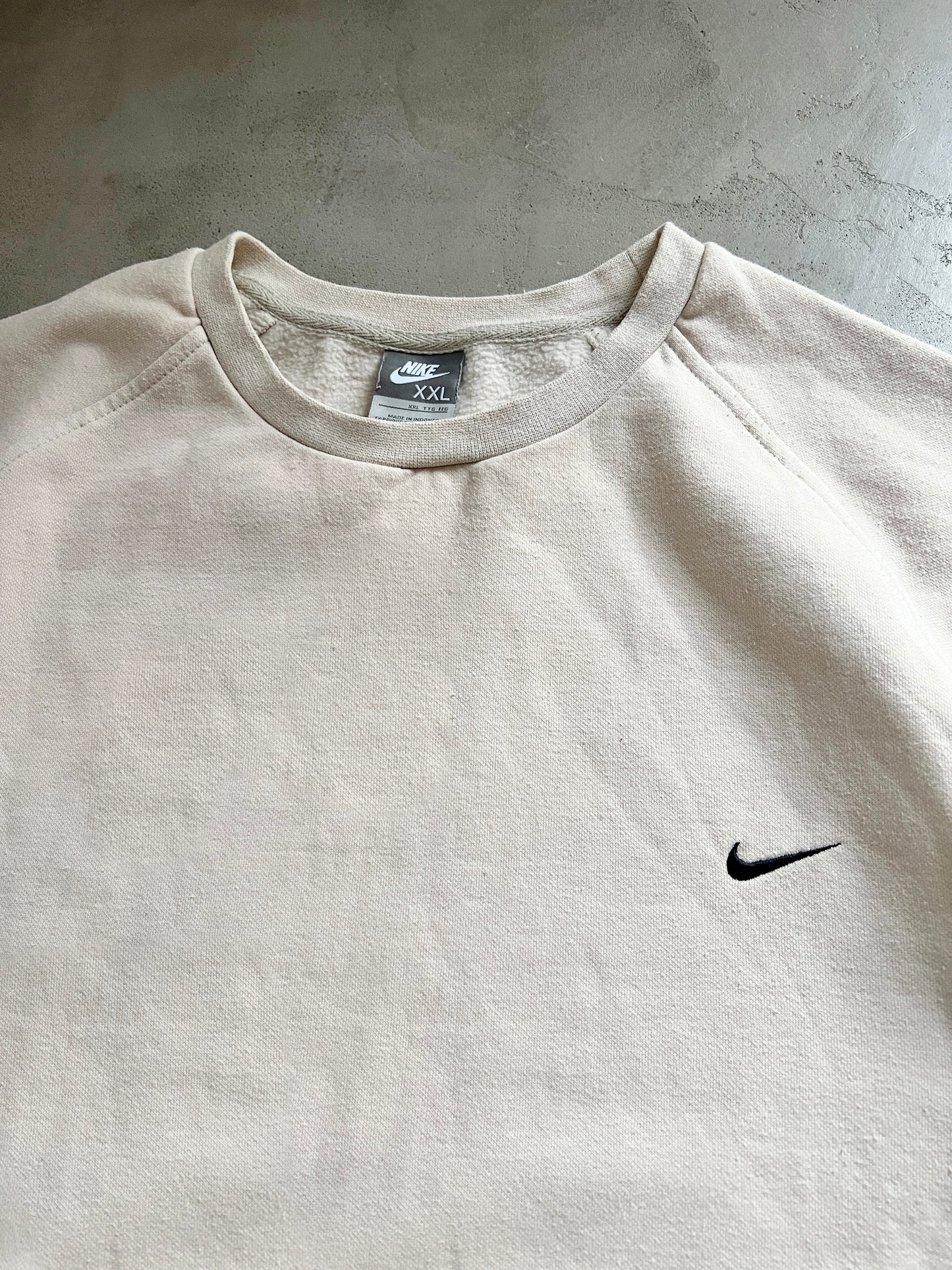 CREME NIKE SWEATER - 2000S - XL/XXL