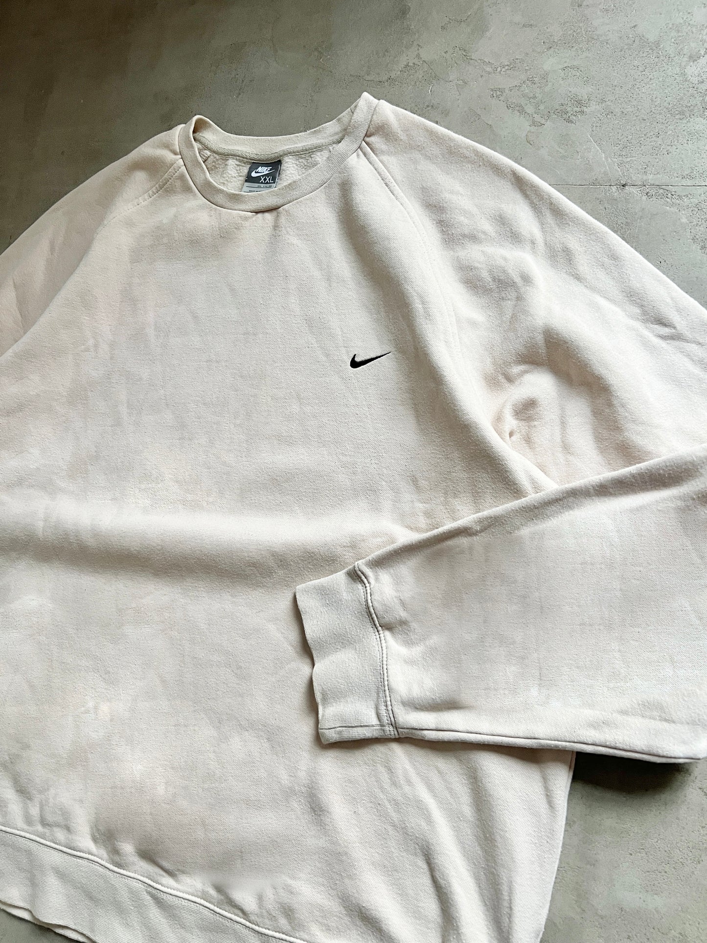 CREME NIKE SWEATER - 2000S - XL/XXL