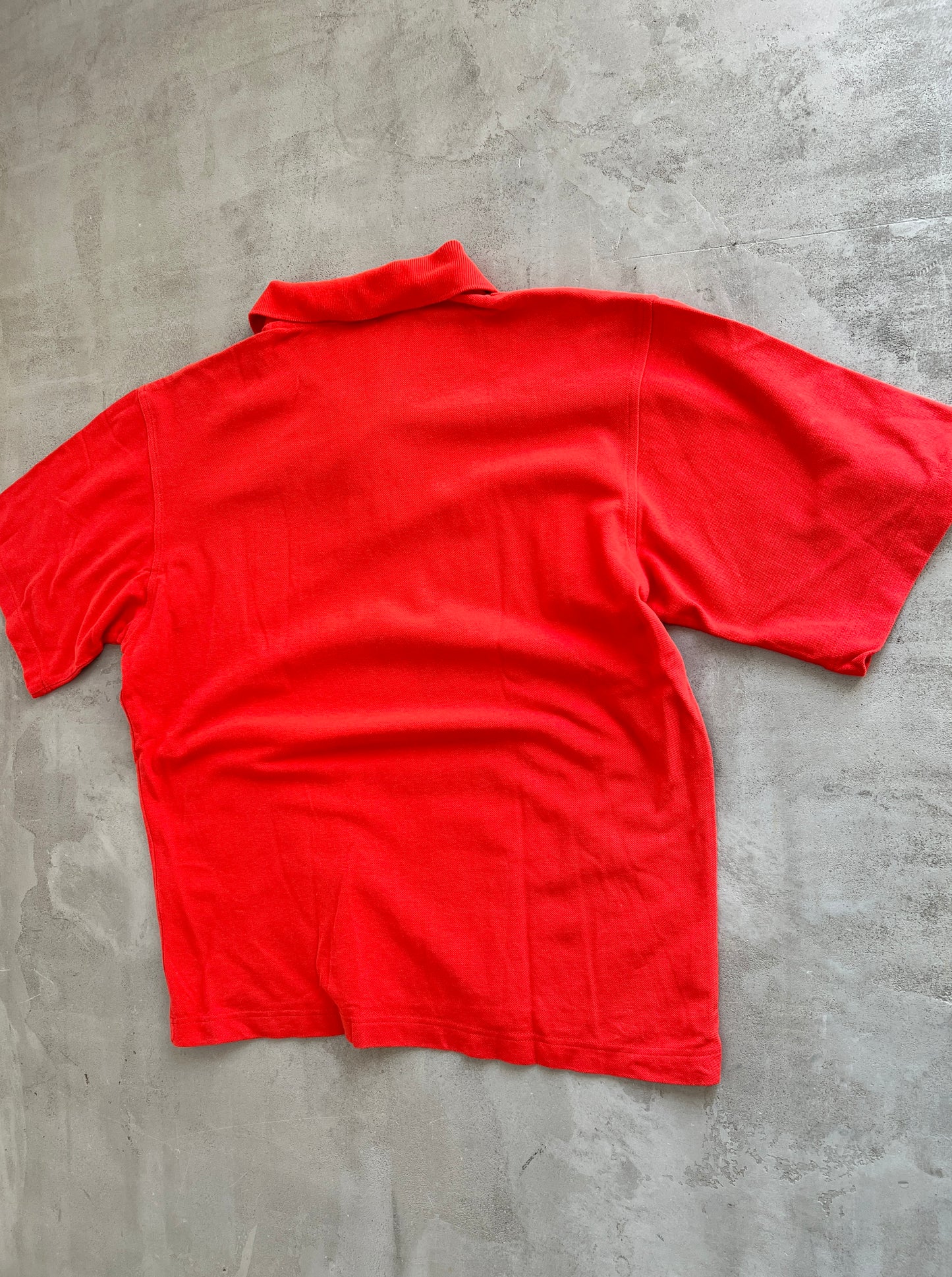 RED FERRARI RACING POLO - 2000S - M