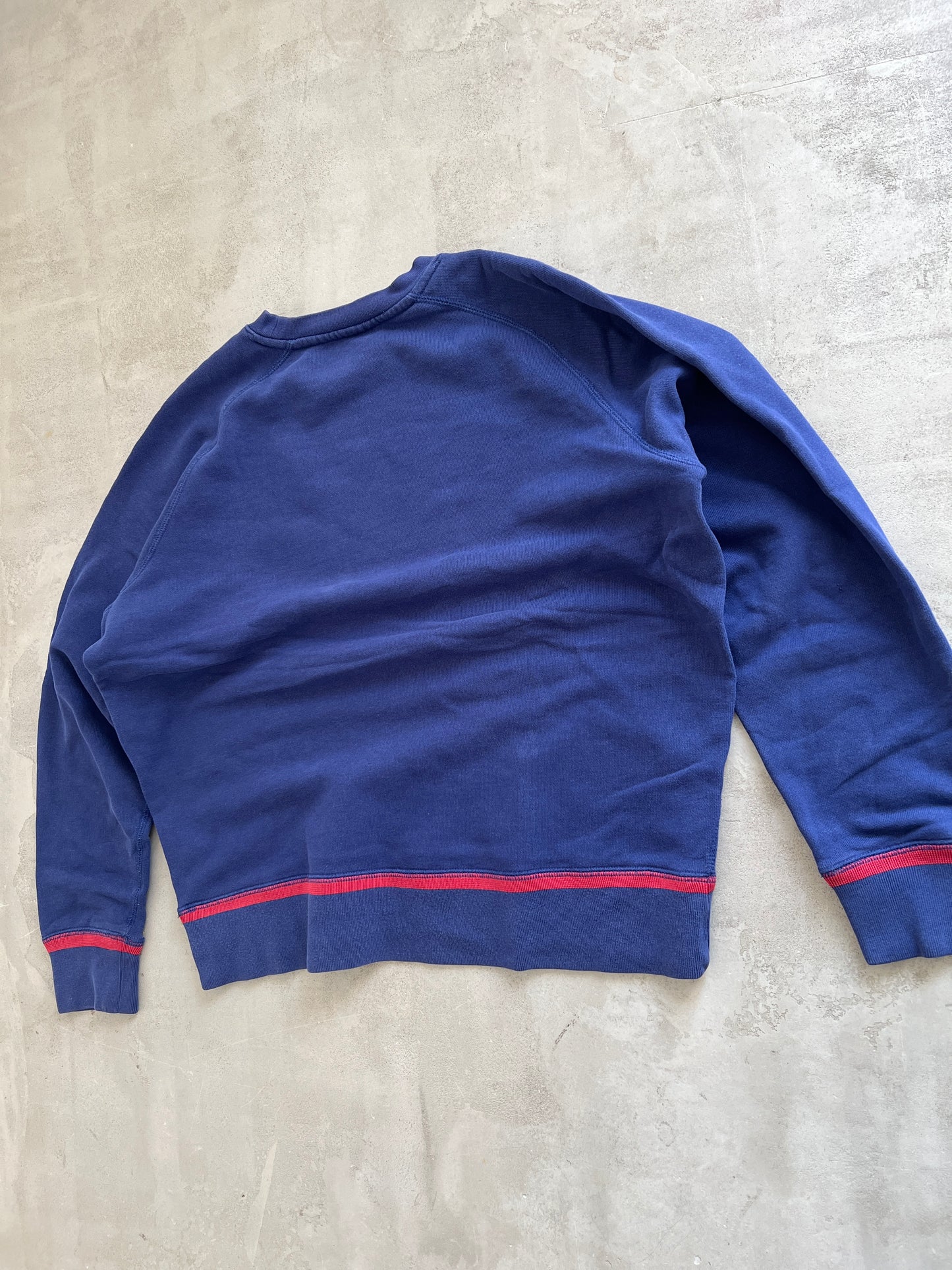 NAVY FC BARCELONA NIKE SWEATER - 2000S - S/M