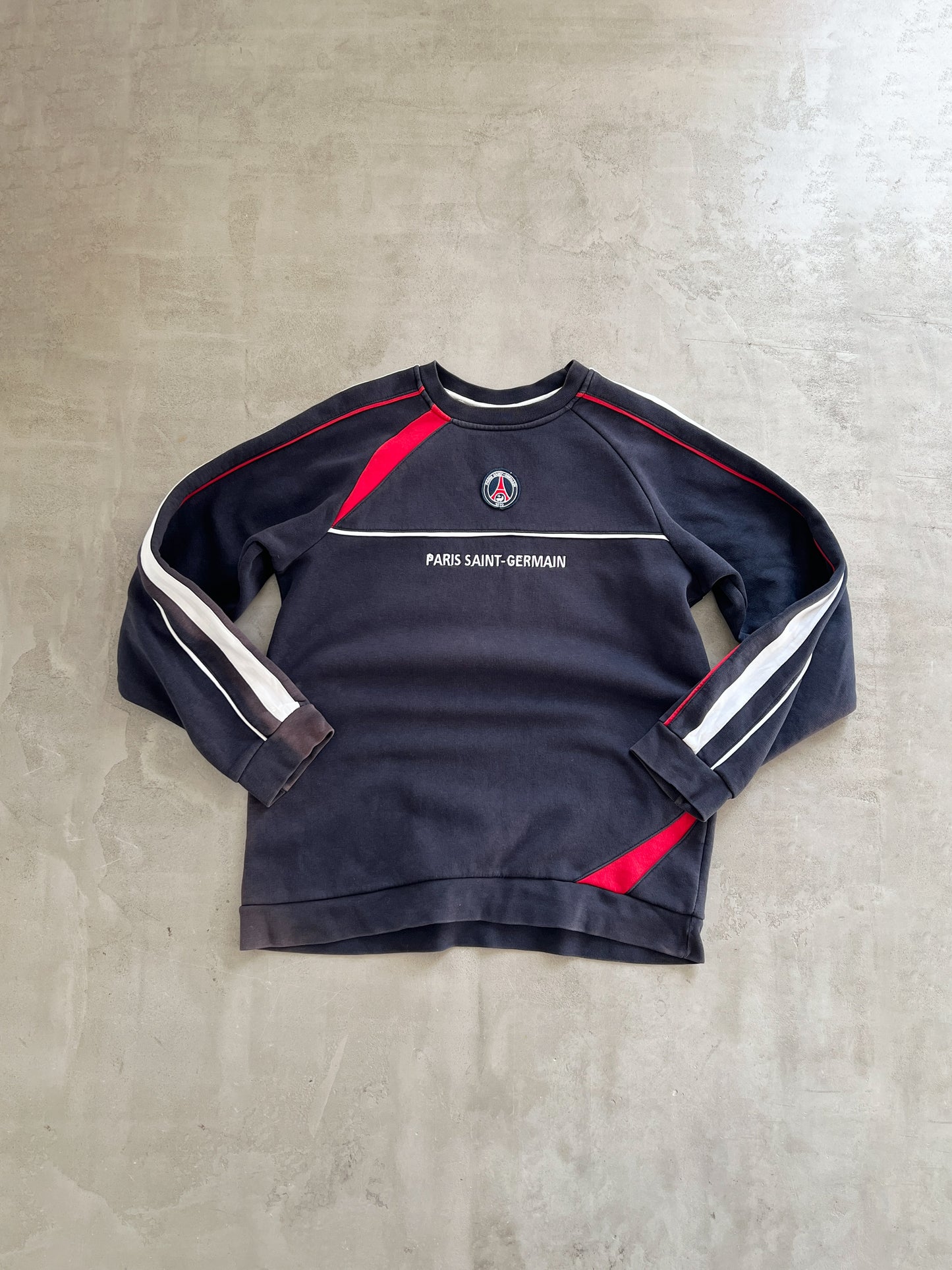 FADED NAVY PSG SWEATER - 2000S - M/L