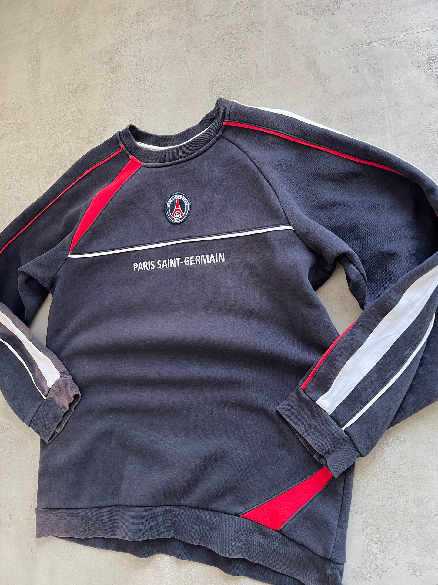 FADED NAVY PSG SWEATER - 2000S - M/L
