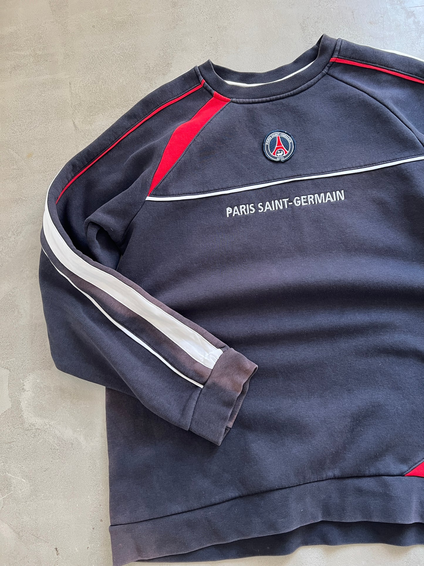 FADED NAVY PSG SWEATER - 2000S - M/L