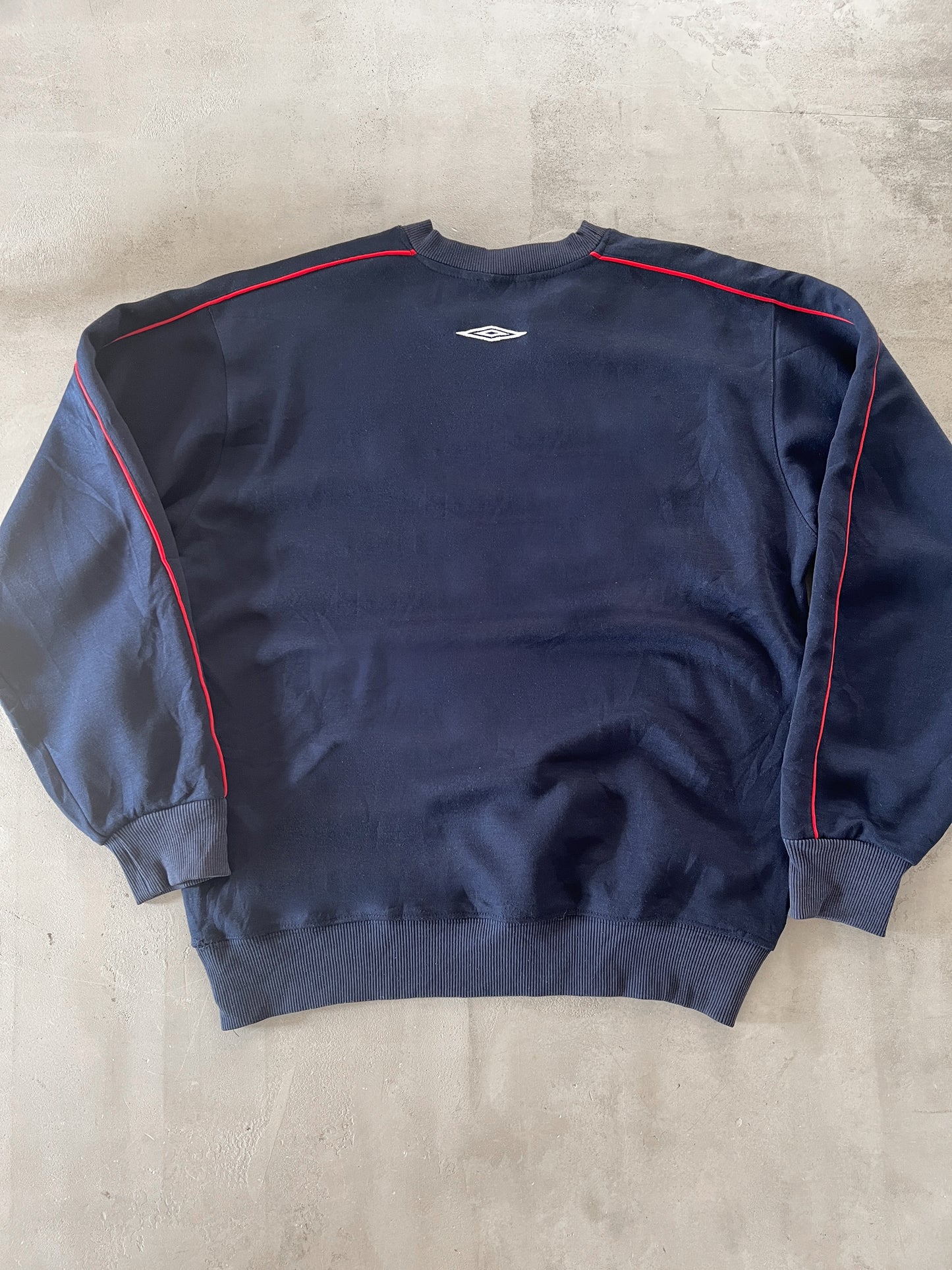 NAVY ENGLAND UMBRO SWEATER - 2000S - L