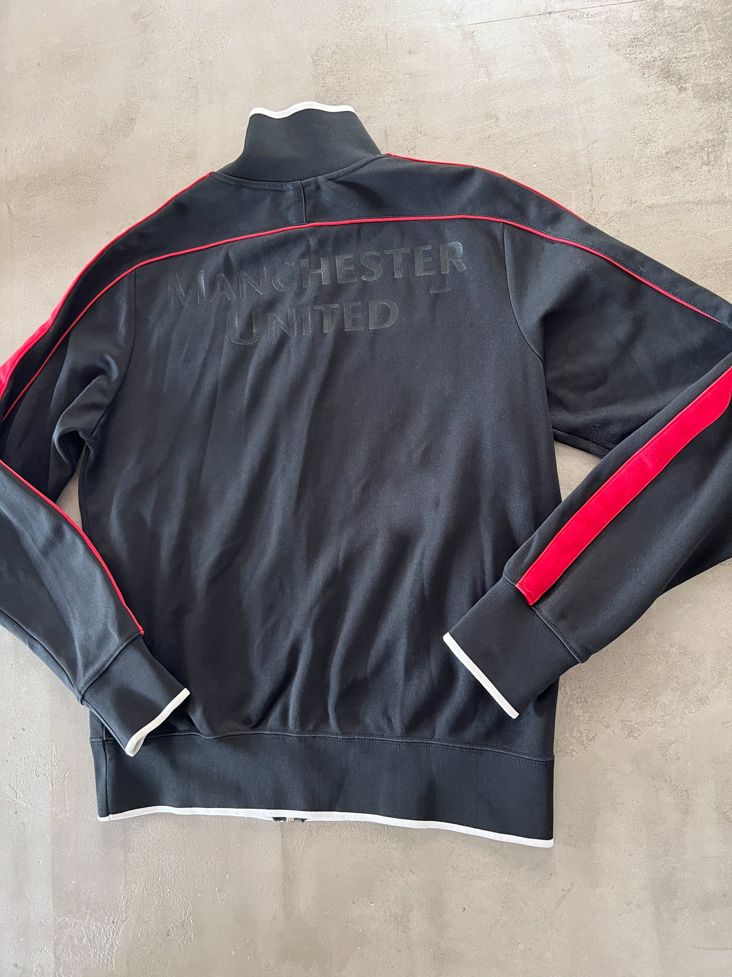 BLACK MANCHESTER UNITED NIKE TRACK JACKET - 2000S - M