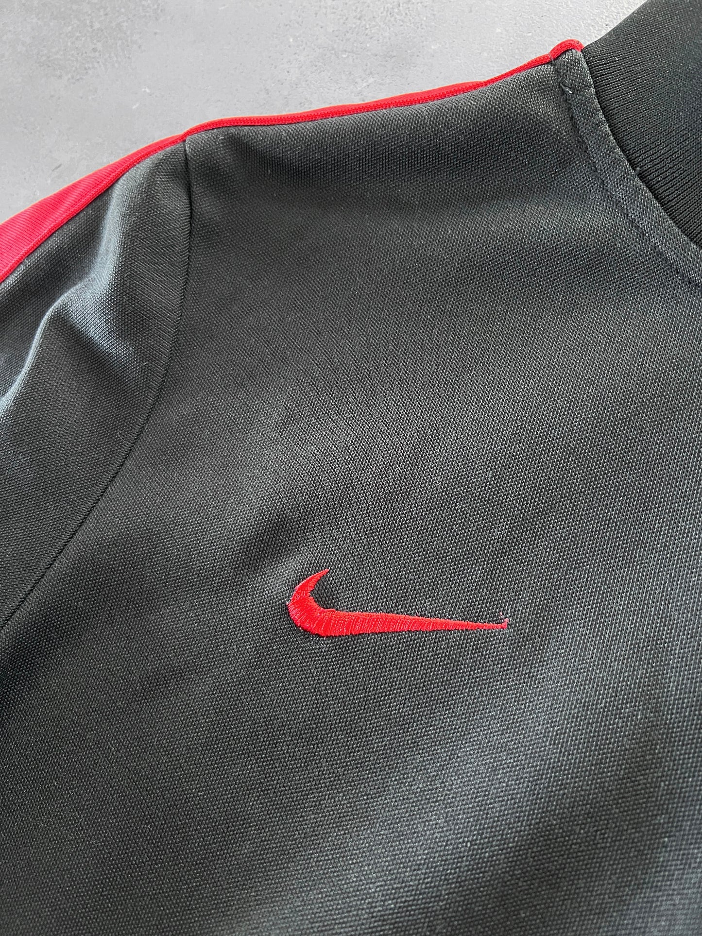 BLACK MANCHESTER UNITED NIKE TRACK JACKET - 2000S - M