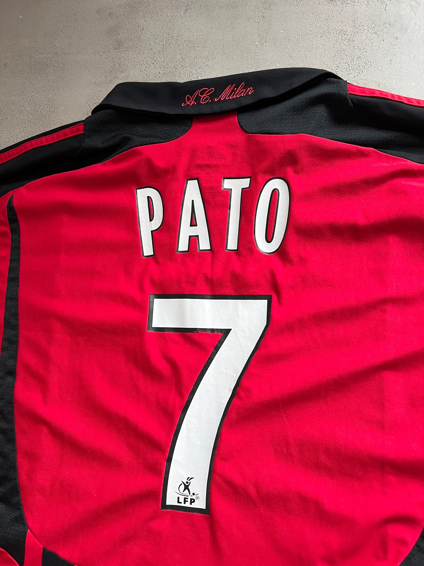 RED AC MILAN PATO JERSEY - 2000S - L/XL