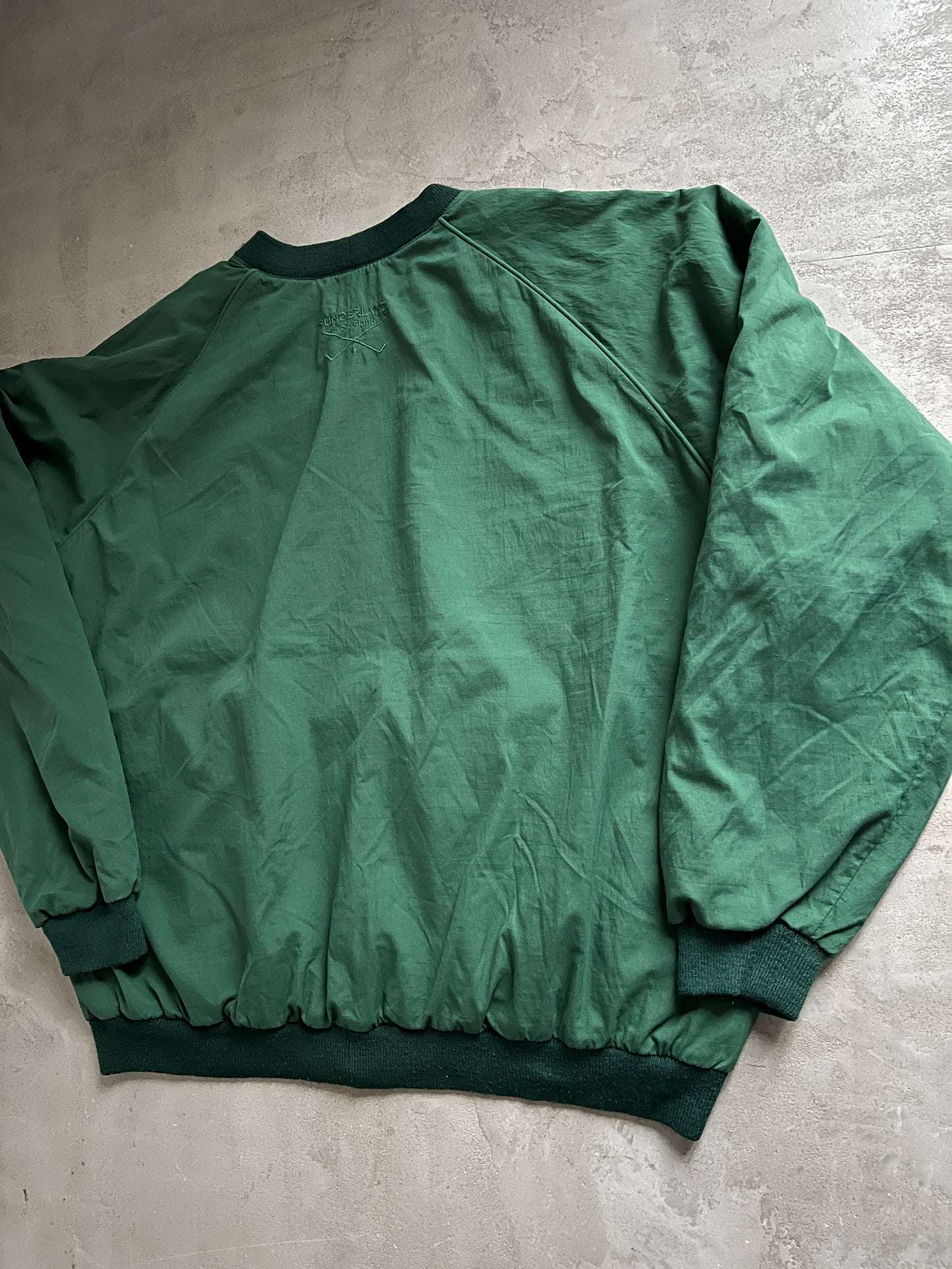 GREEN MERCEDES BENZ GOLF SWEATER - 2000S - L