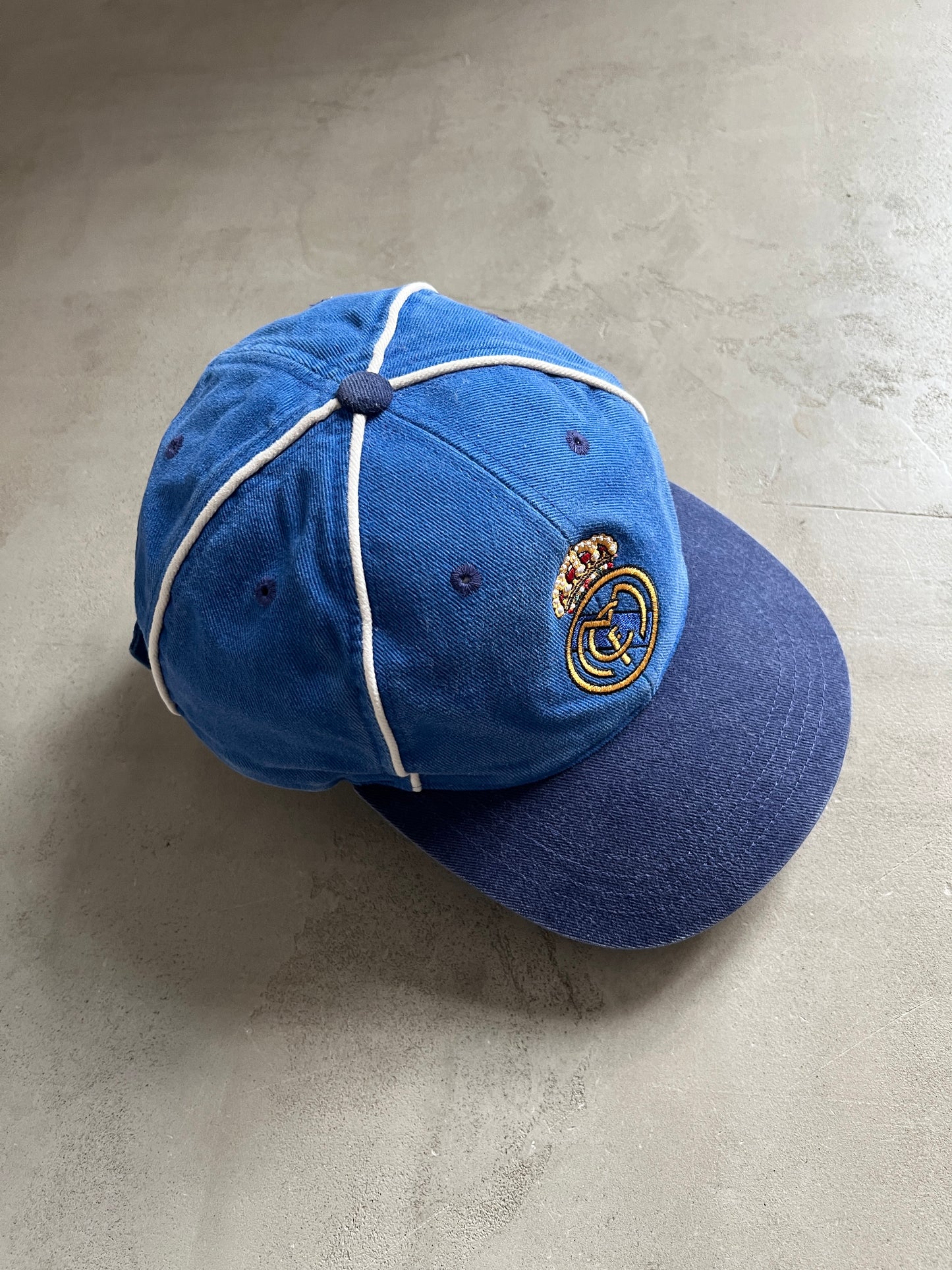 FADED BLUE REAL MADRID CAP - 2000S