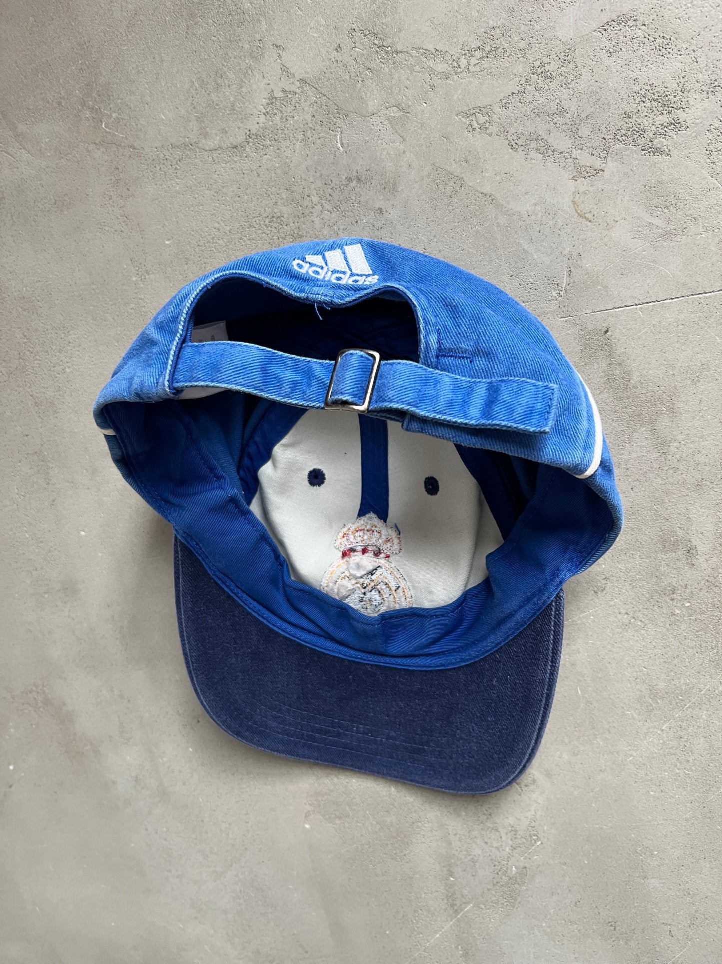 FADED BLUE REAL MADRID CAP - 2000S