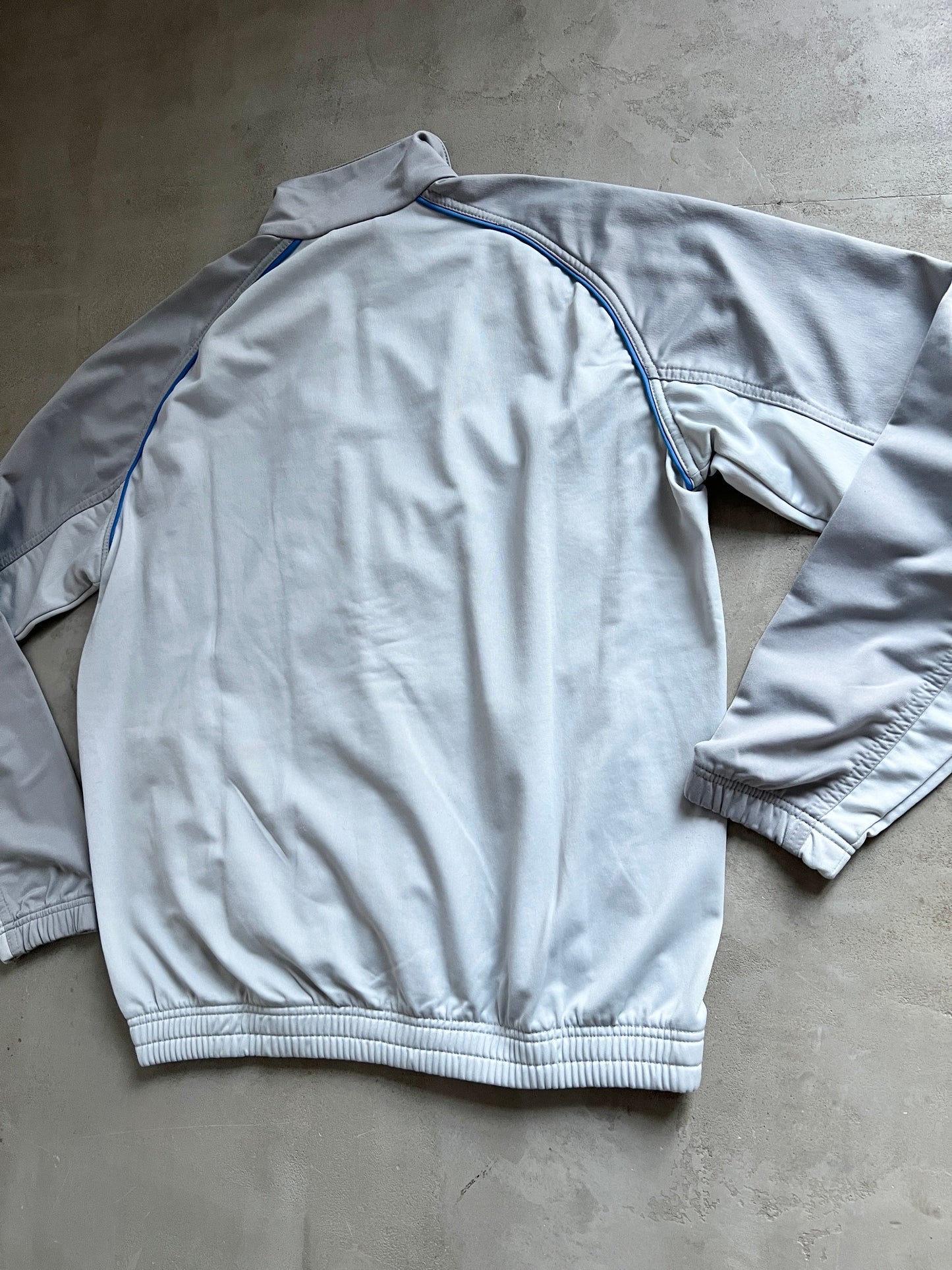 GREY NIKE TRACK JACKET - 2000S - L