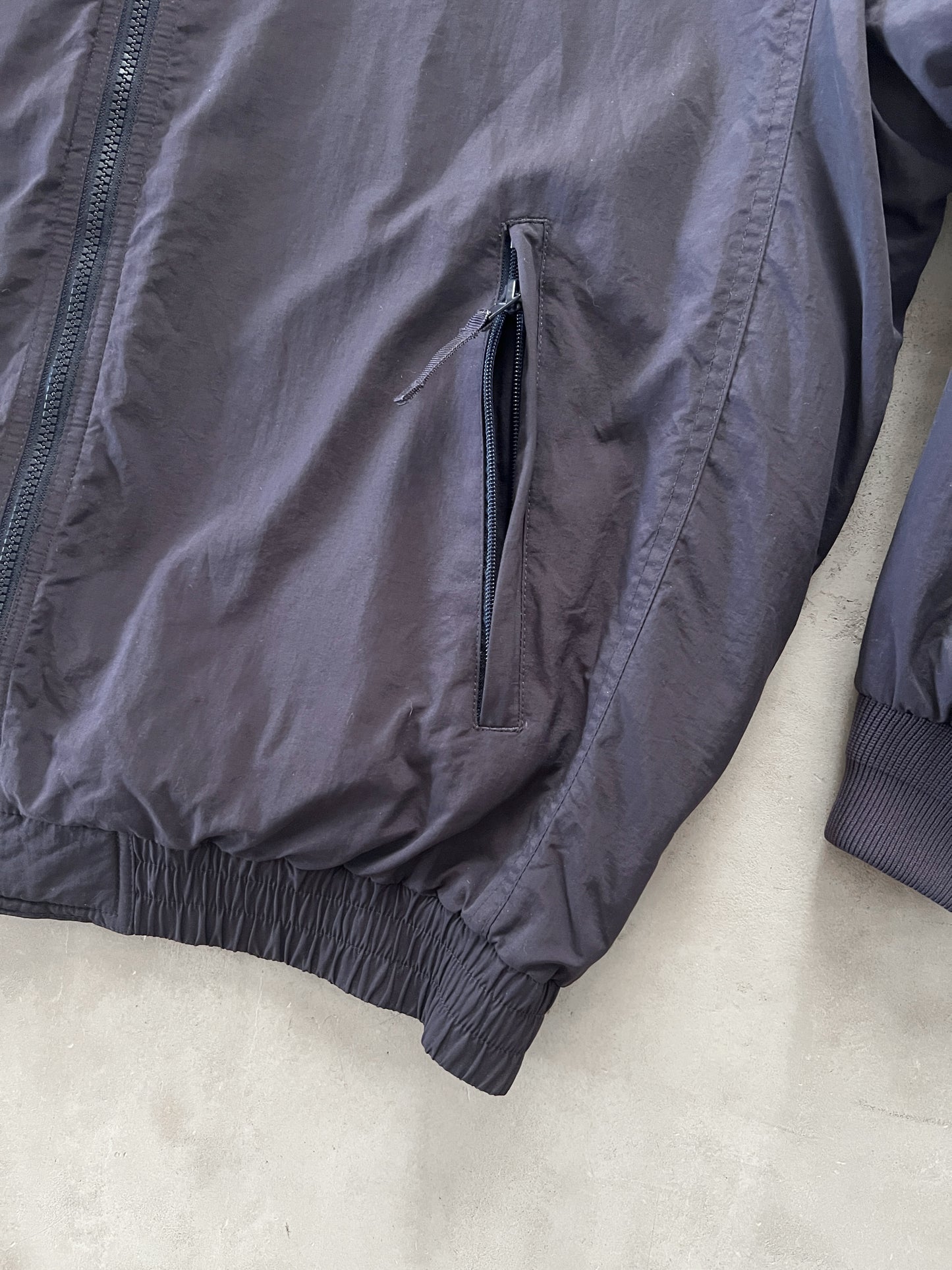 FADED NAVY ROLEX YACHT JACKET - 2000S - L