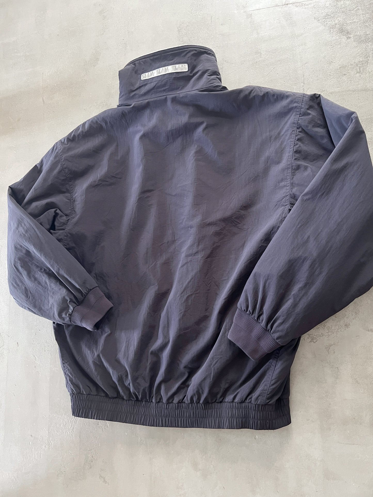 FADED NAVY ROLEX YACHT JACKET - 2000S - L