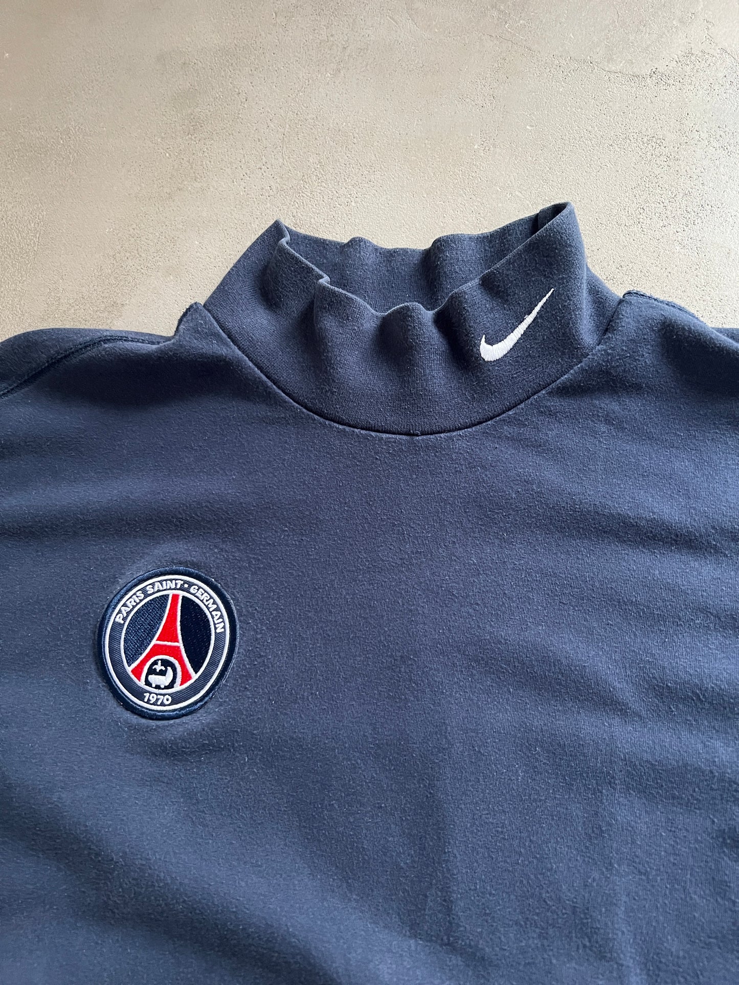 NAVY PSG NIKE LONGSLEEVE - 2000S - S
