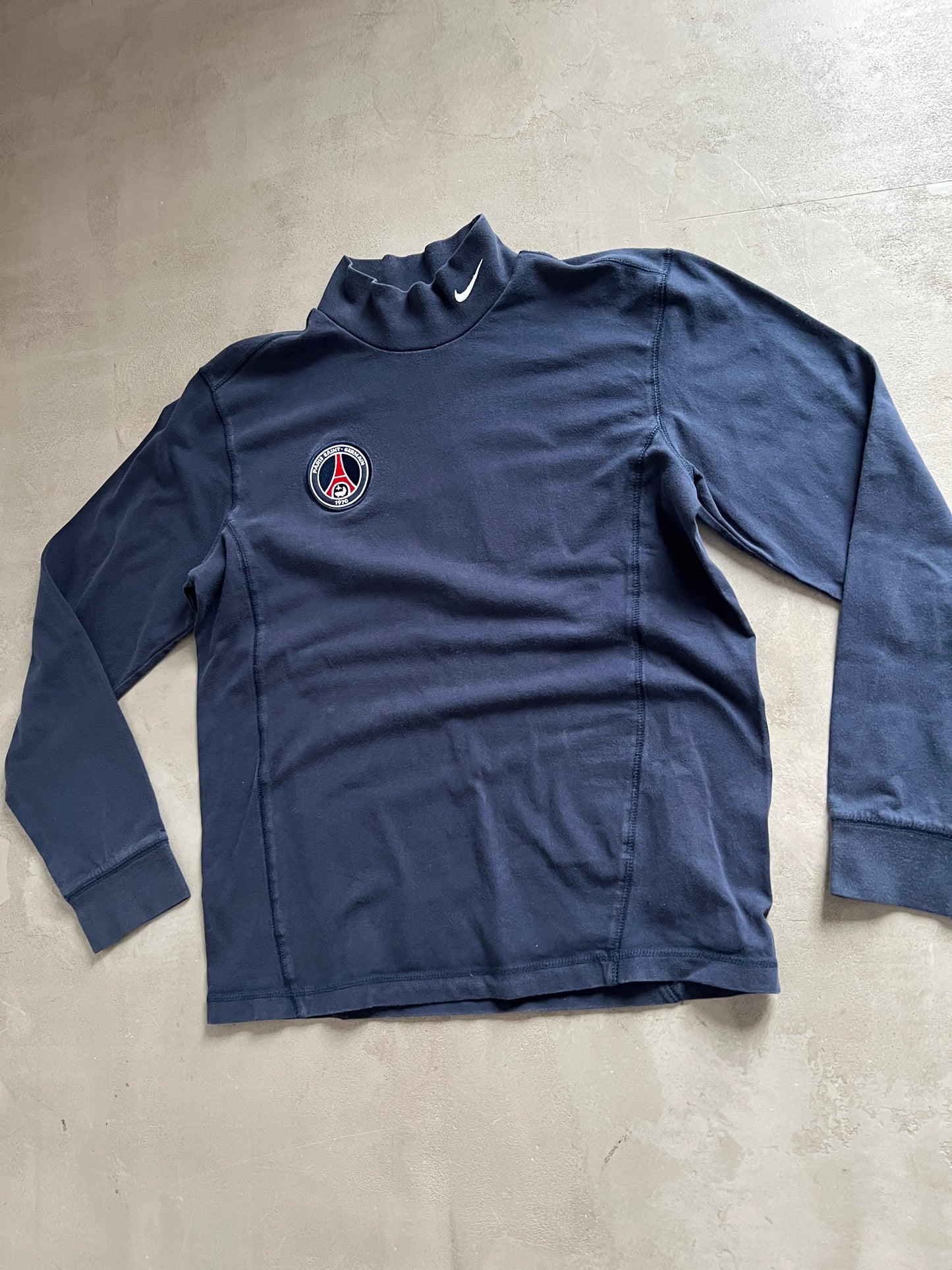 NAVY PSG NIKE LONGSLEEVE - 2000S - S