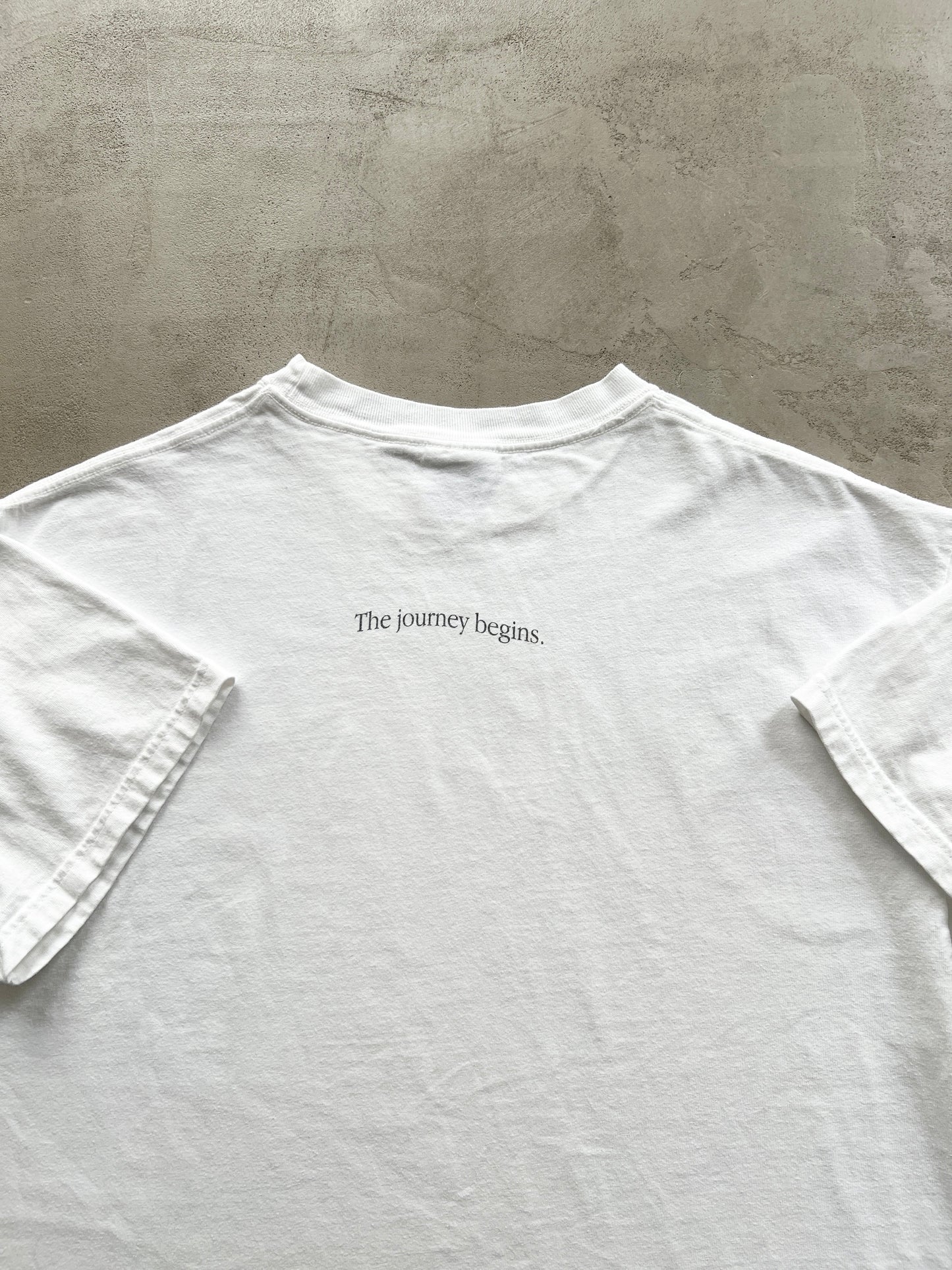 WHITE APPLE PROMO TEE - 2000S - L