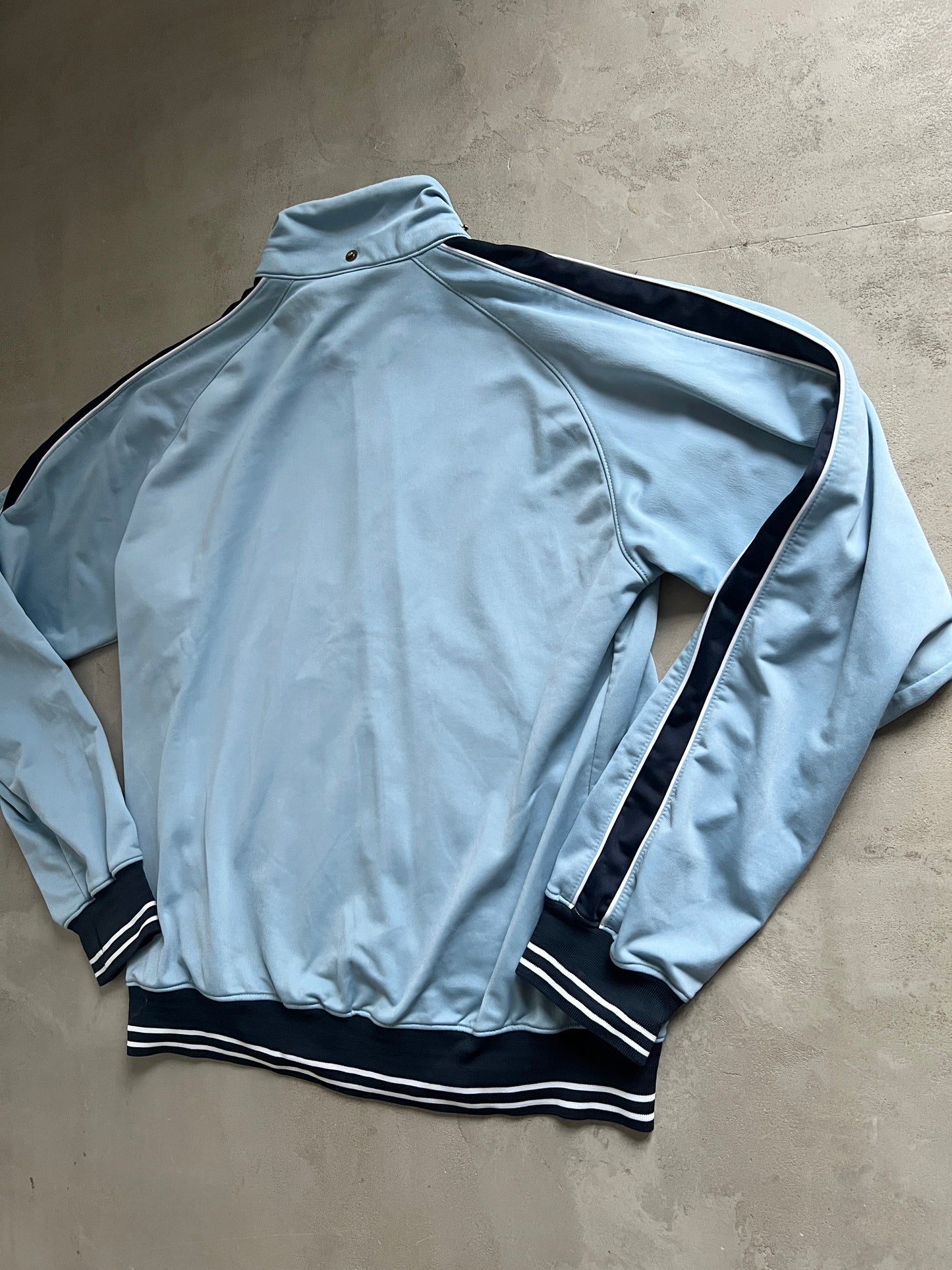SLATE BLUE NIKE TRACK JACKET - 2000S - M