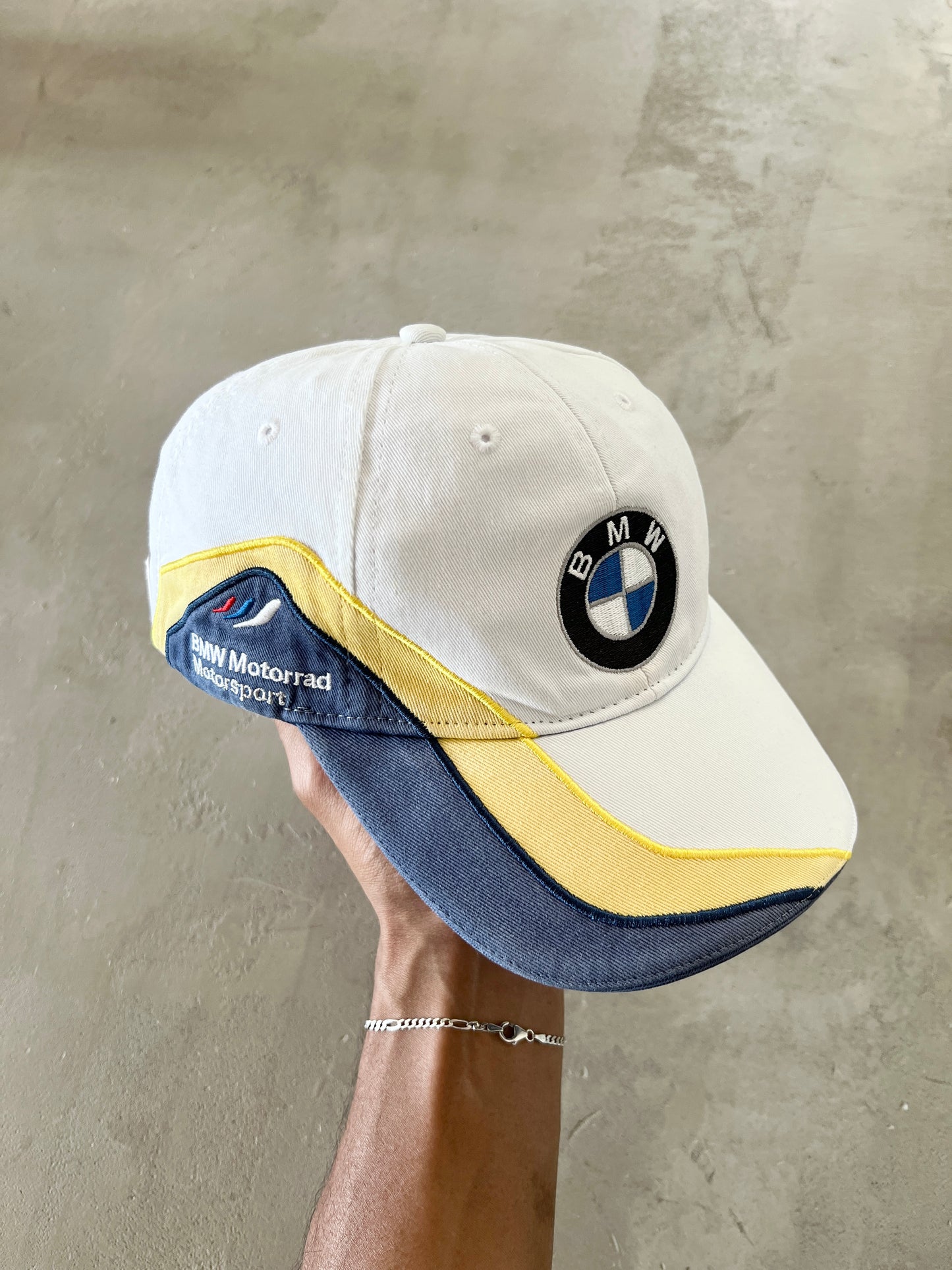 WHITE BMW CAP - 2000S