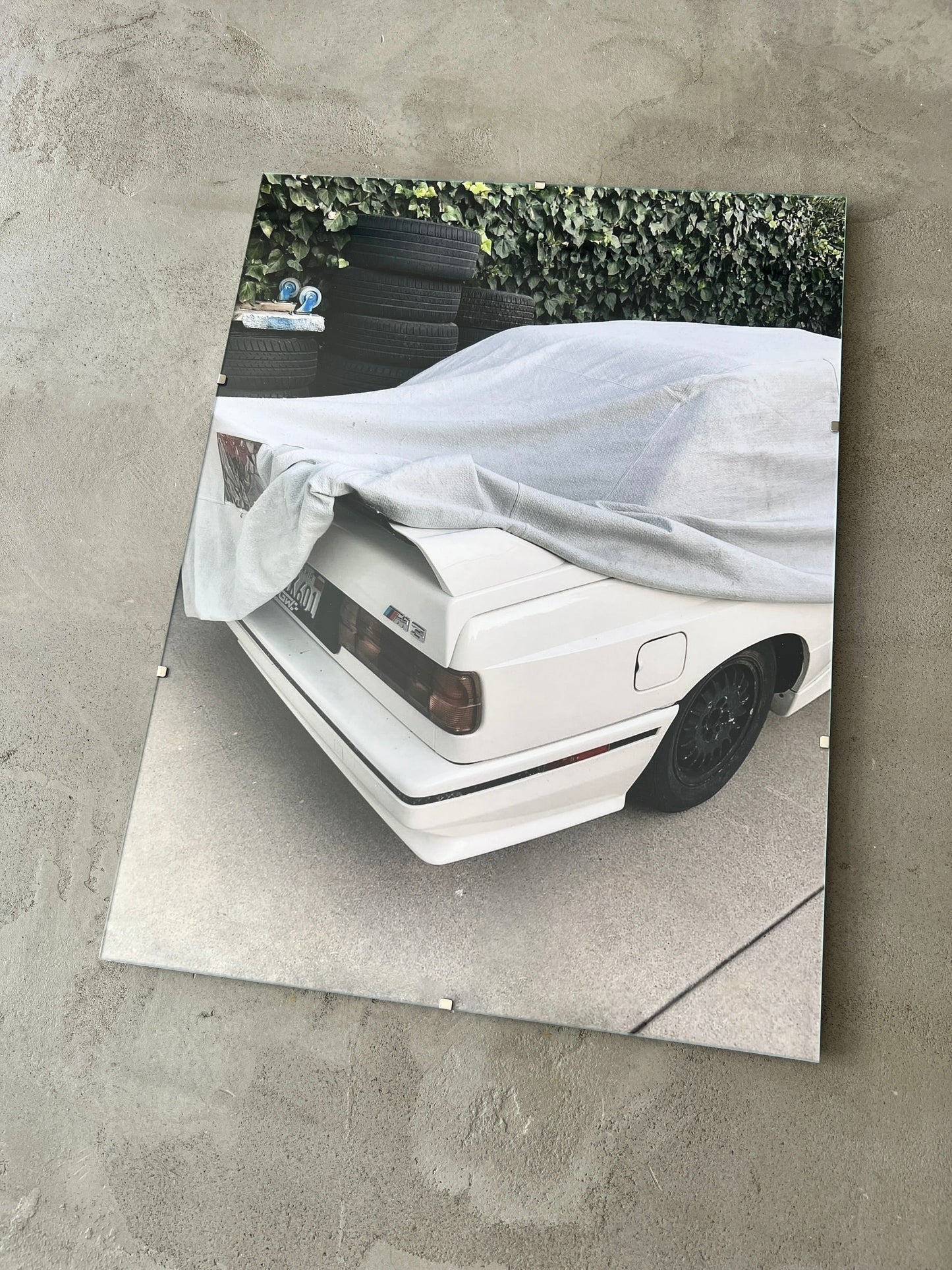 CRÈME BMW E30 M3 GLASS PRINT