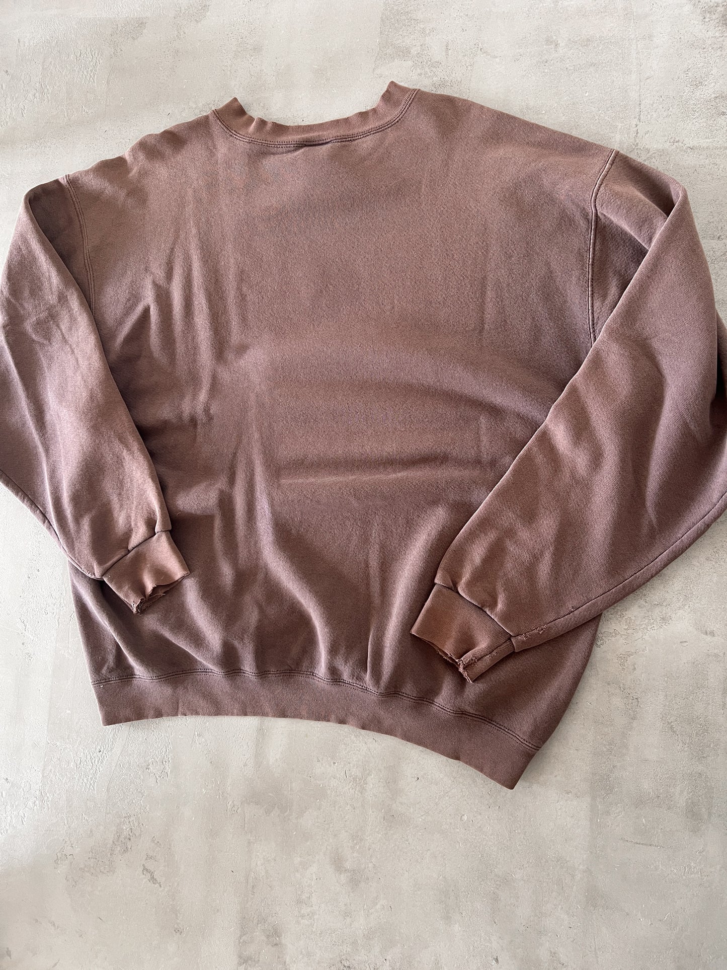 FADED MOCHA NIKE SWEATER - 1990S - L