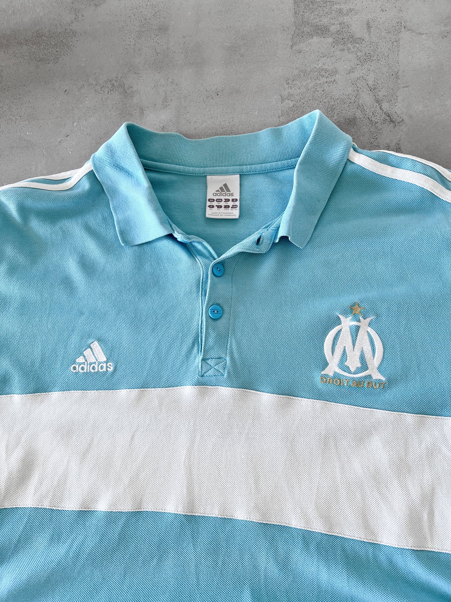 BABY BLUE MARSEILLE POLO - 2000S - L