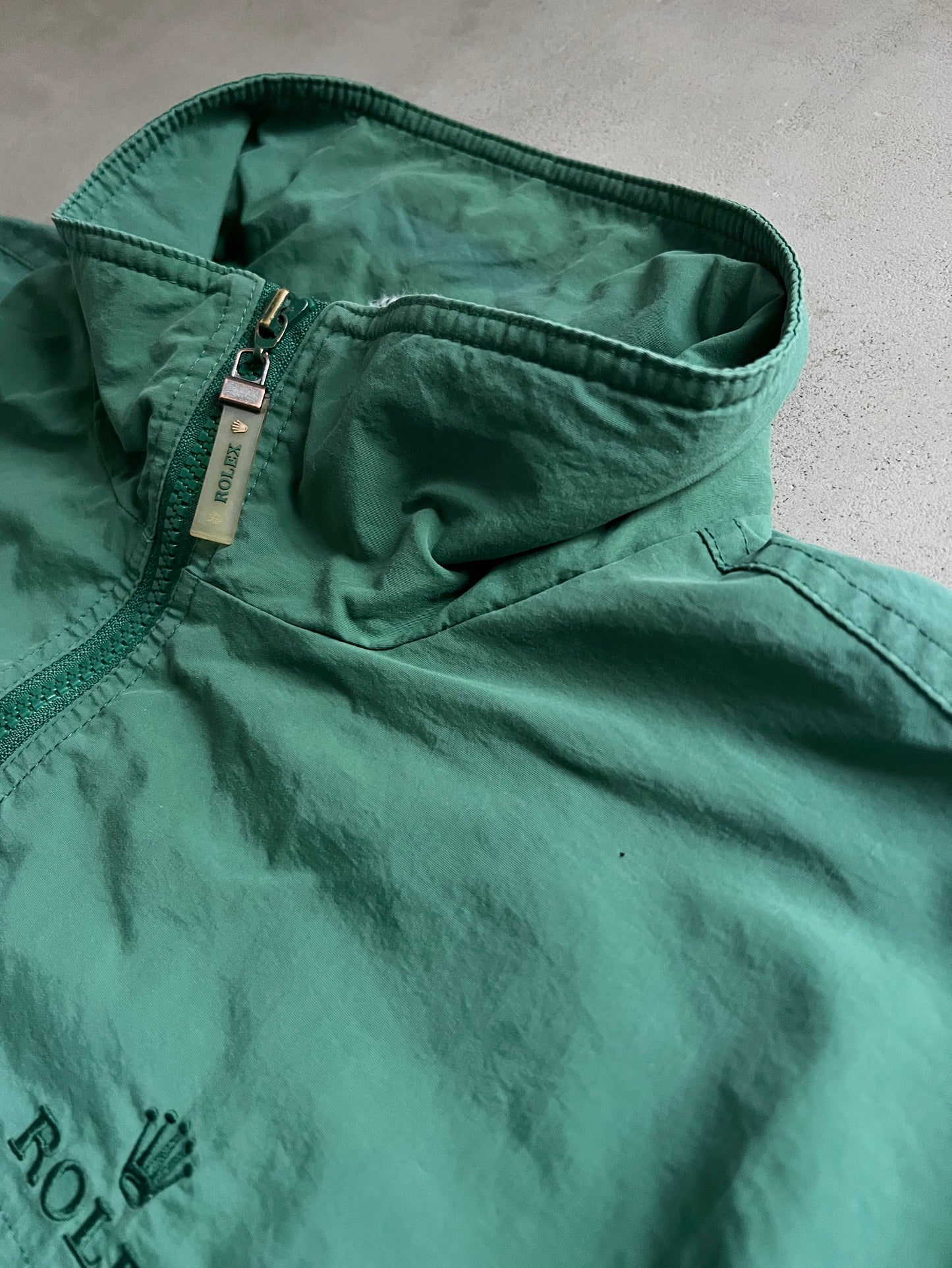 GREEN ROLEX YACHT JACKET - 2000S - L/M
