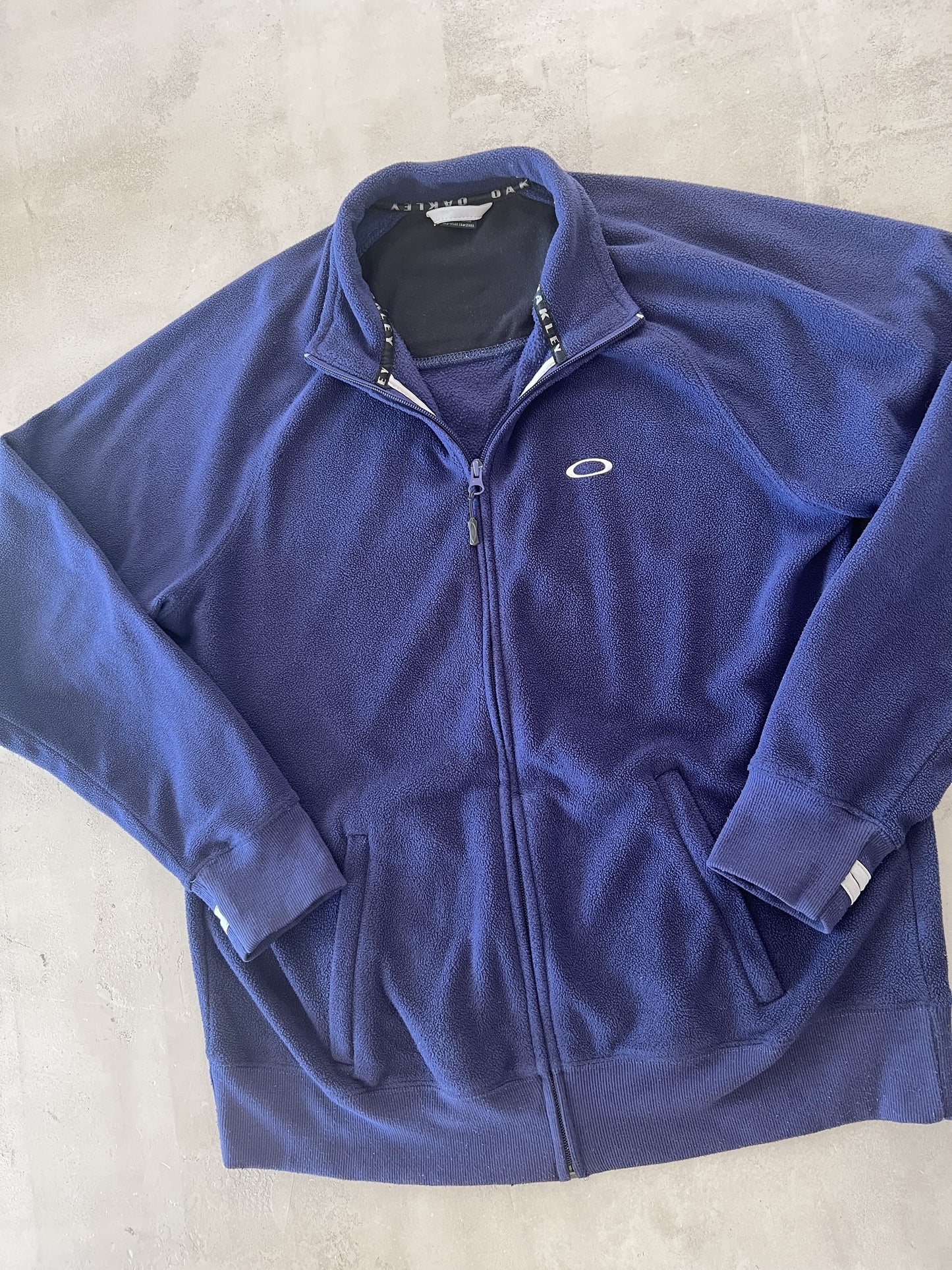 NAVY OAKLEY FLEECE - 2000S - L