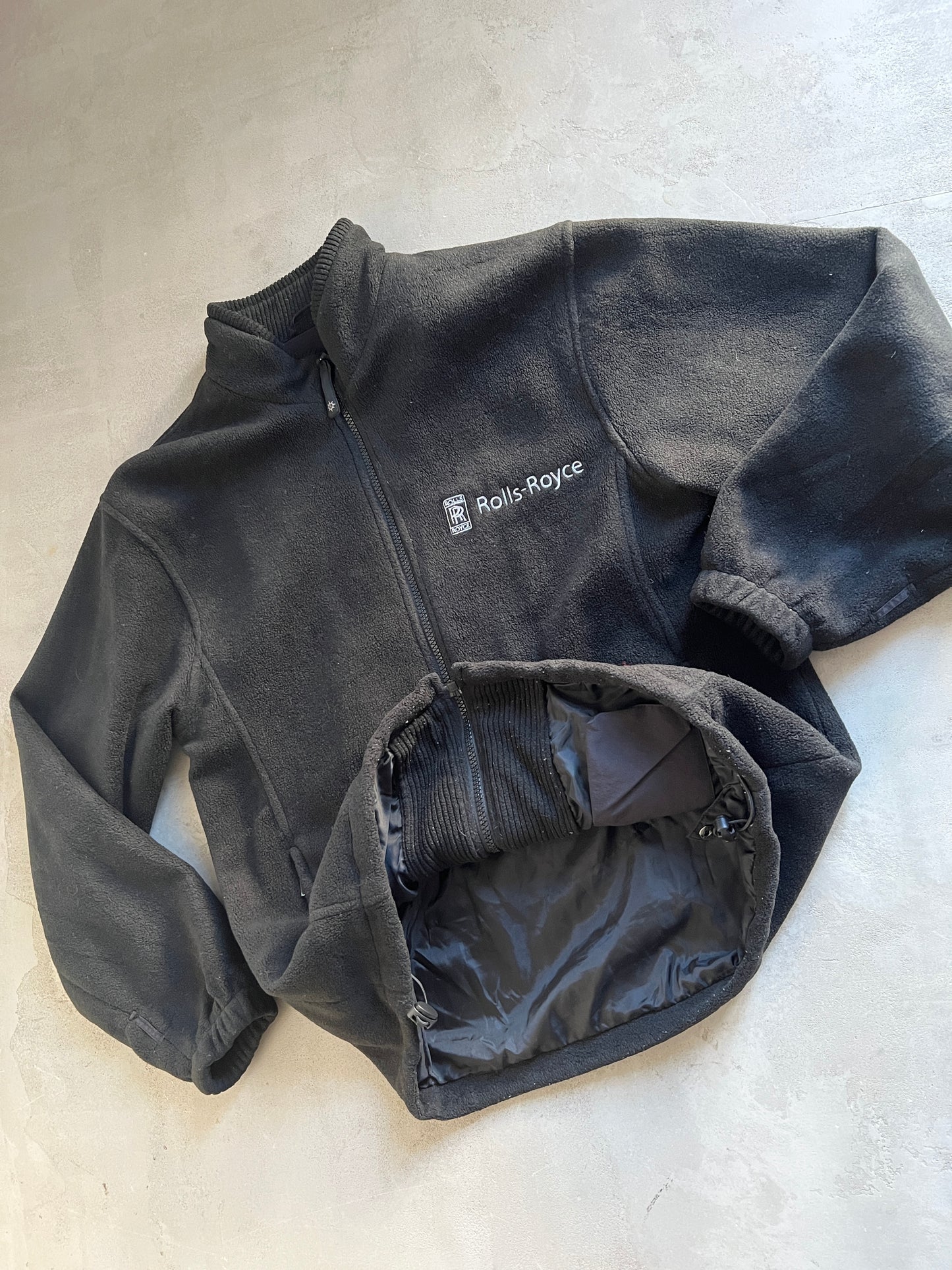 BLACK ROLLS ROYCE FLEECE - 1990S - M