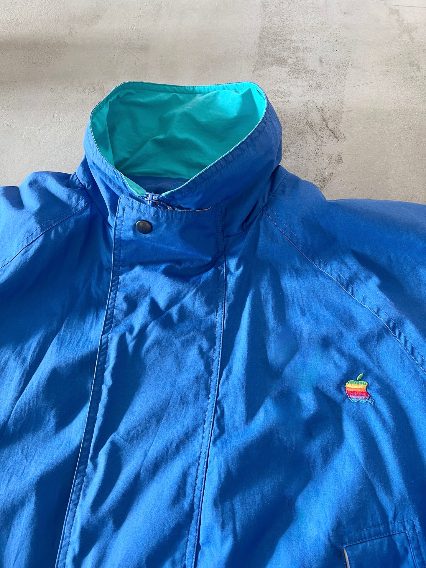BLUE APPLE JACKET - 1990S - L