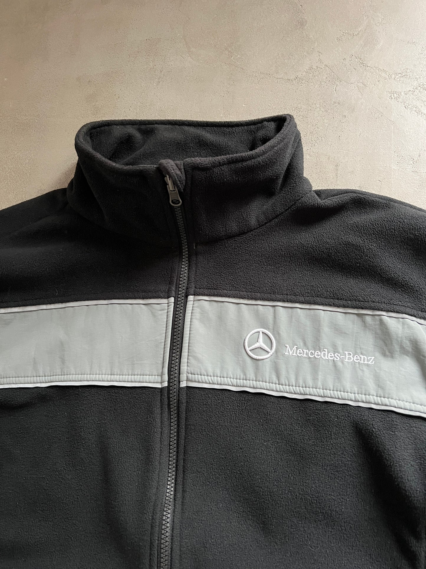 BLACK/GREY MERCEDES BENZ FLEECE - 2000S - L/M