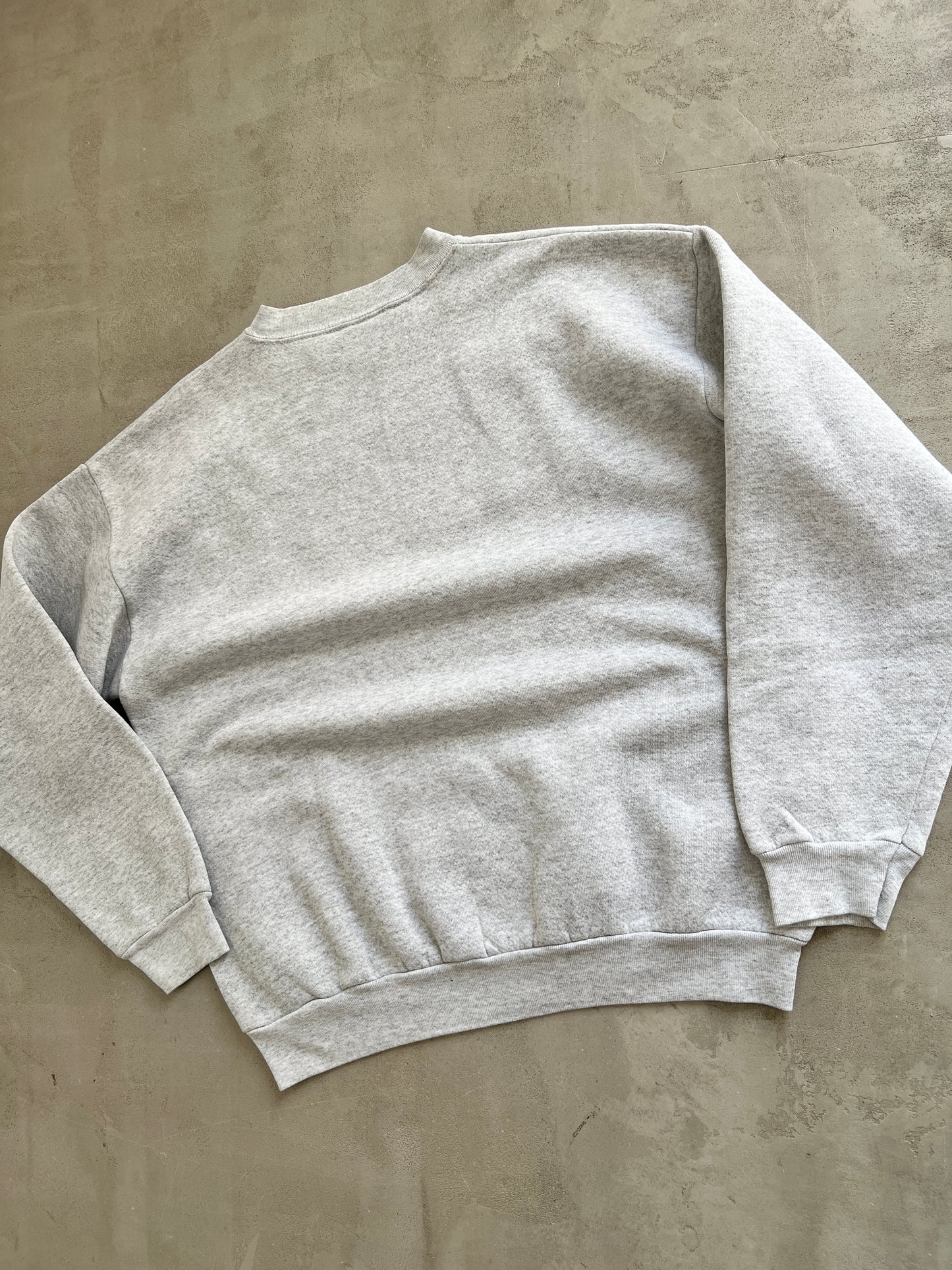GREY YANKEES SWEATER - 1990S - M