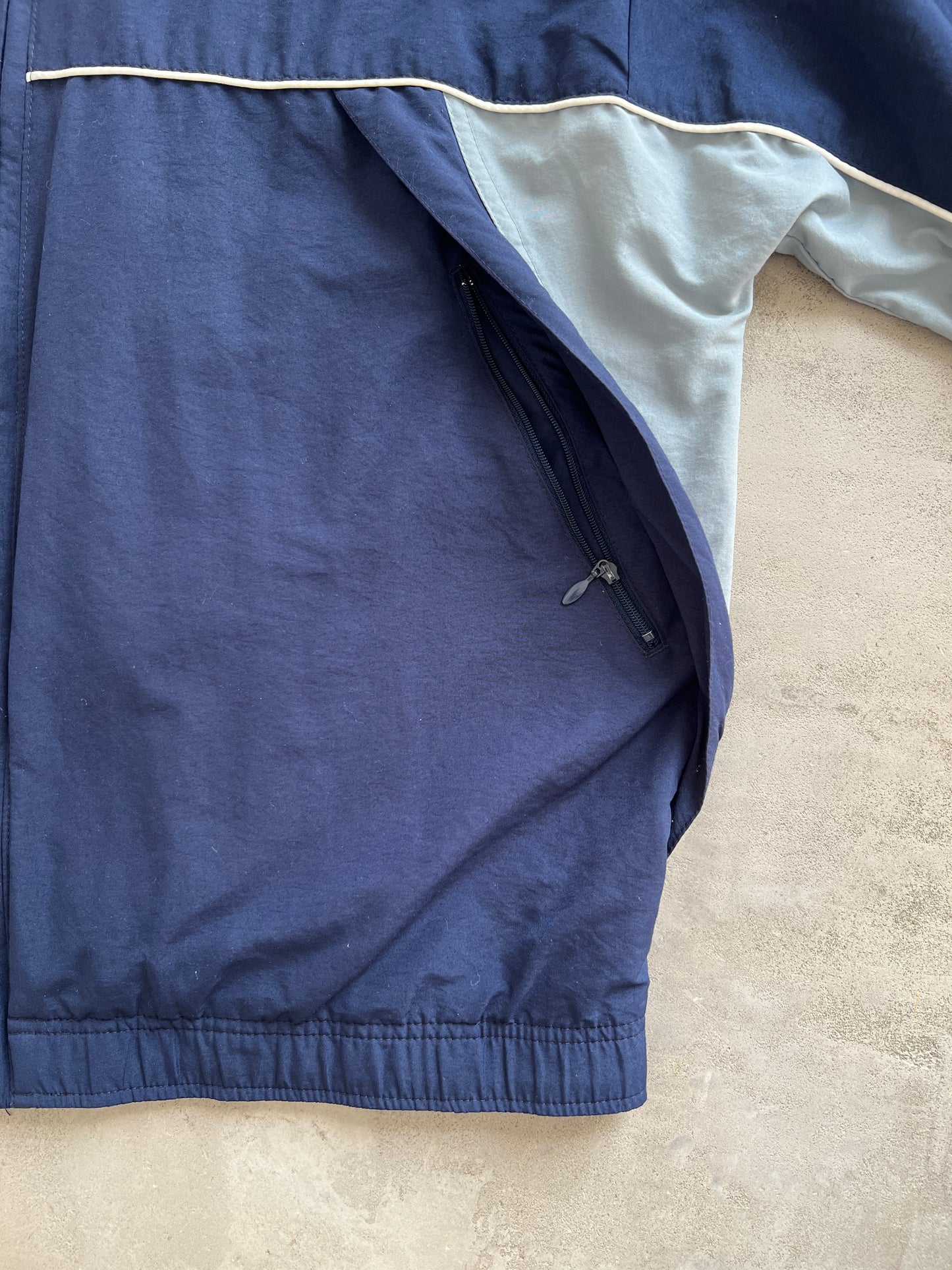 NAVY NIKE TRACK JACKET - 2000S - XL